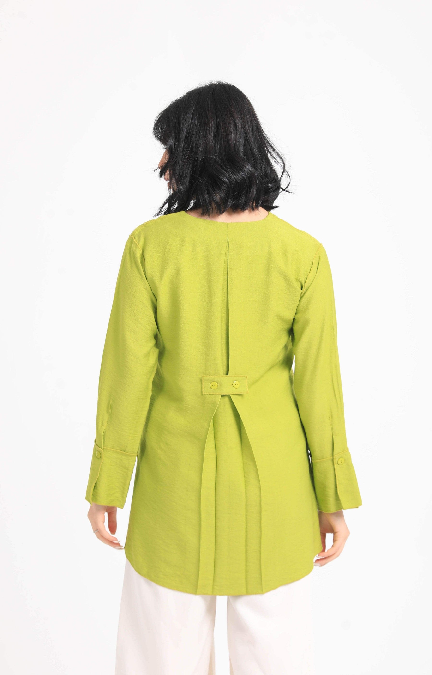 Round Neck Plain Shirt - Carina - كارينا