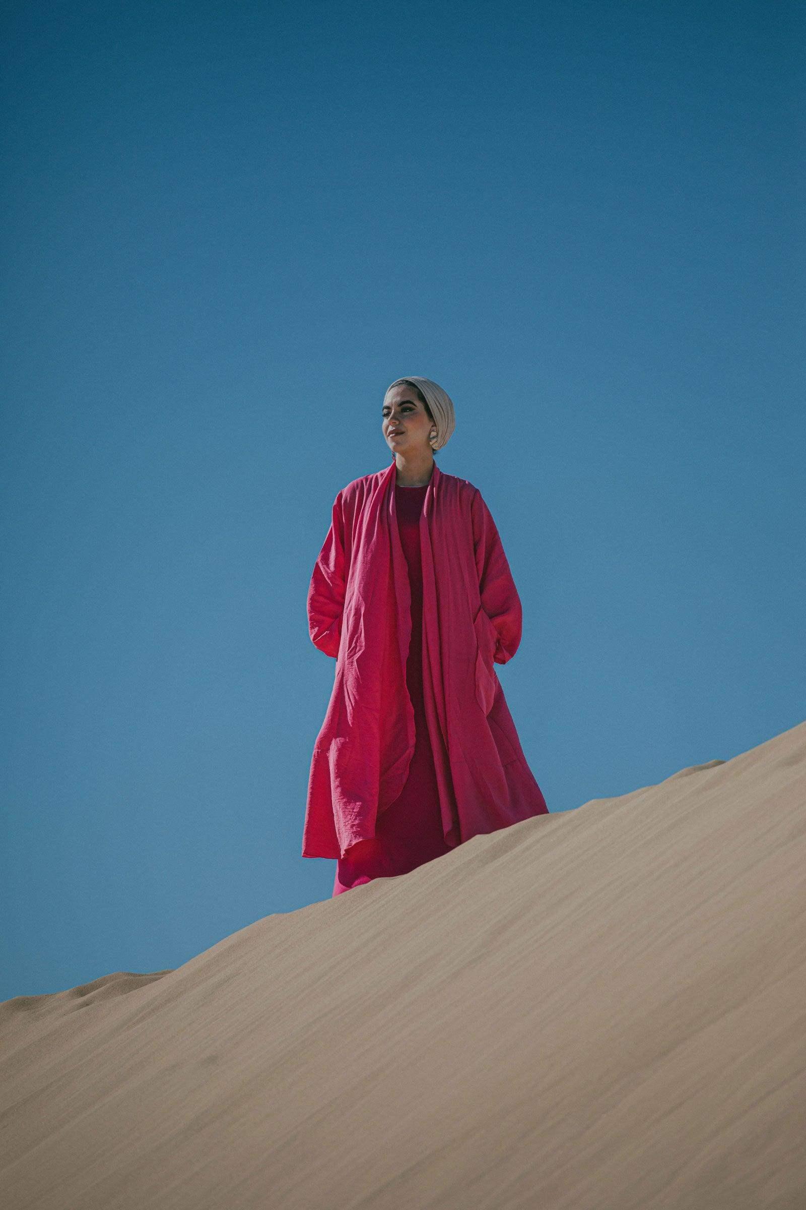 Round Side Pocket Kimono - Carina - كارينا