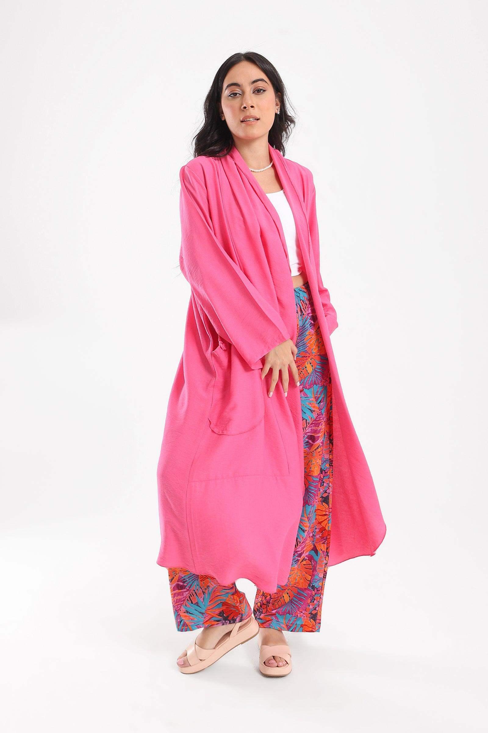 Round Side Pocket Kimono - Carina - كارينا