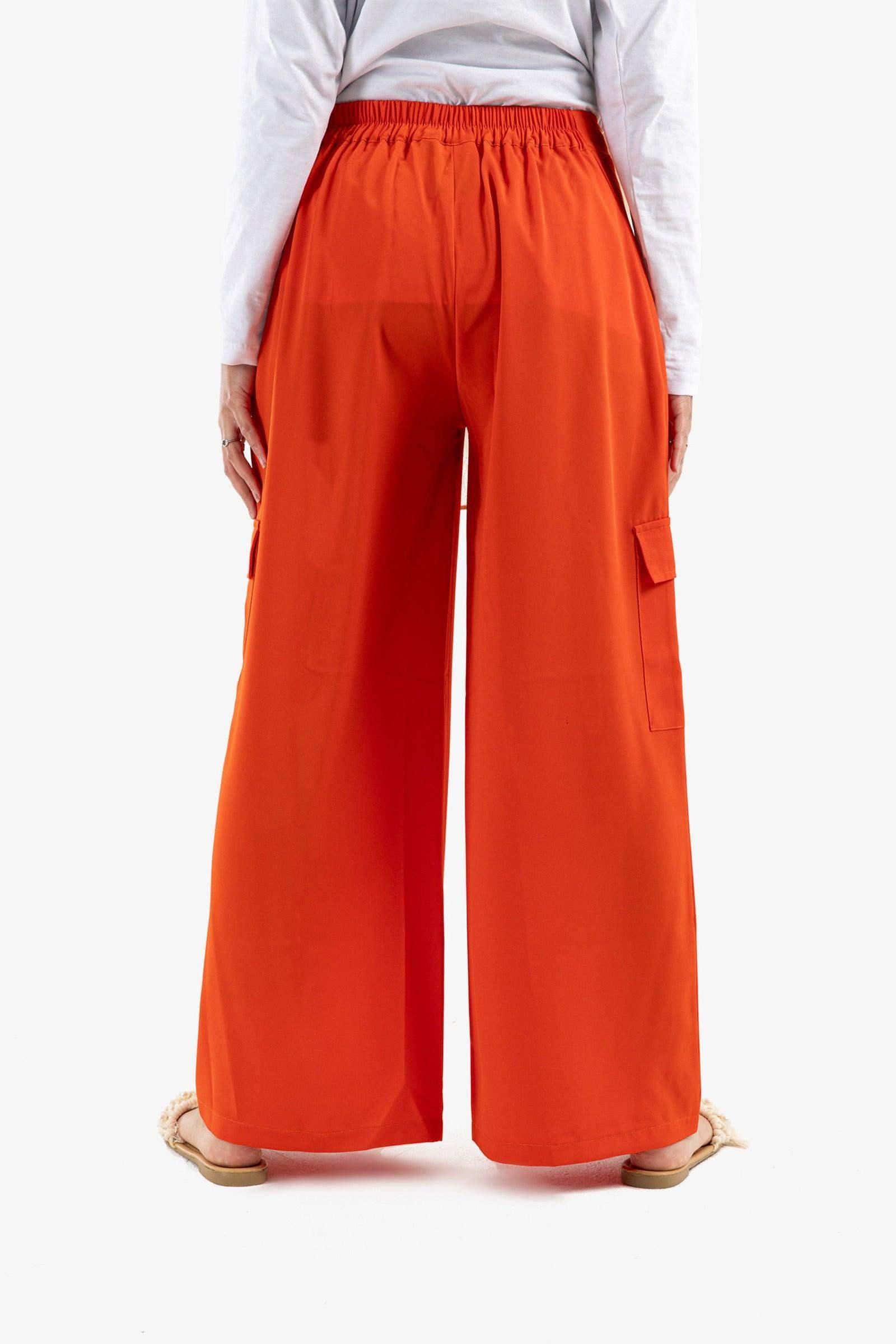 Satin Cargo Pants - Carina - كارينا