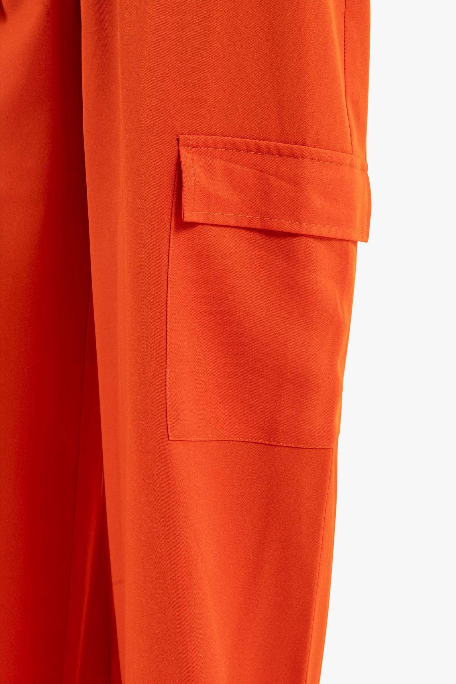 Satin Cargo Pants - Carina - كارينا