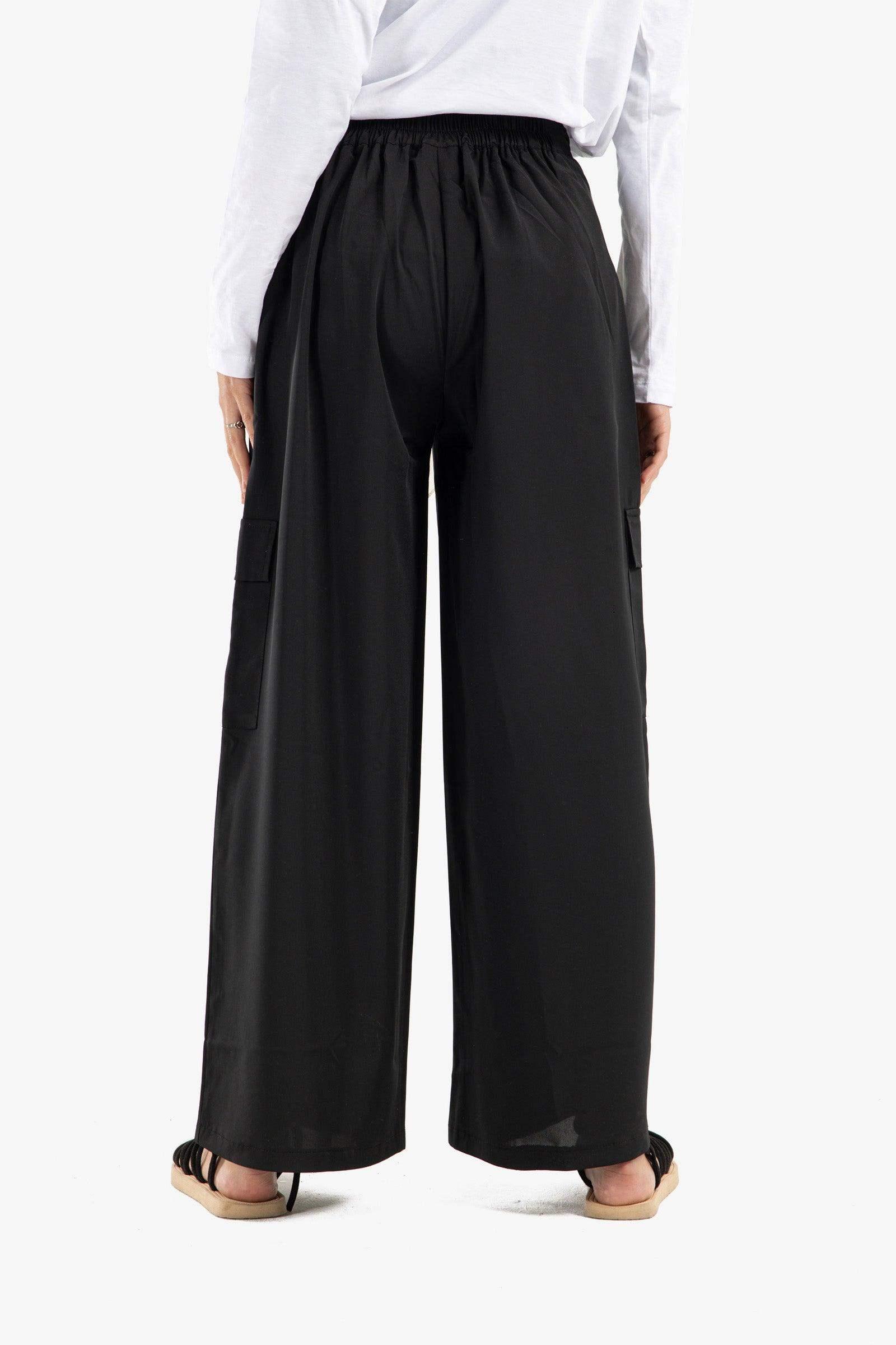 Satin Cargo Pants - Carina - كارينا