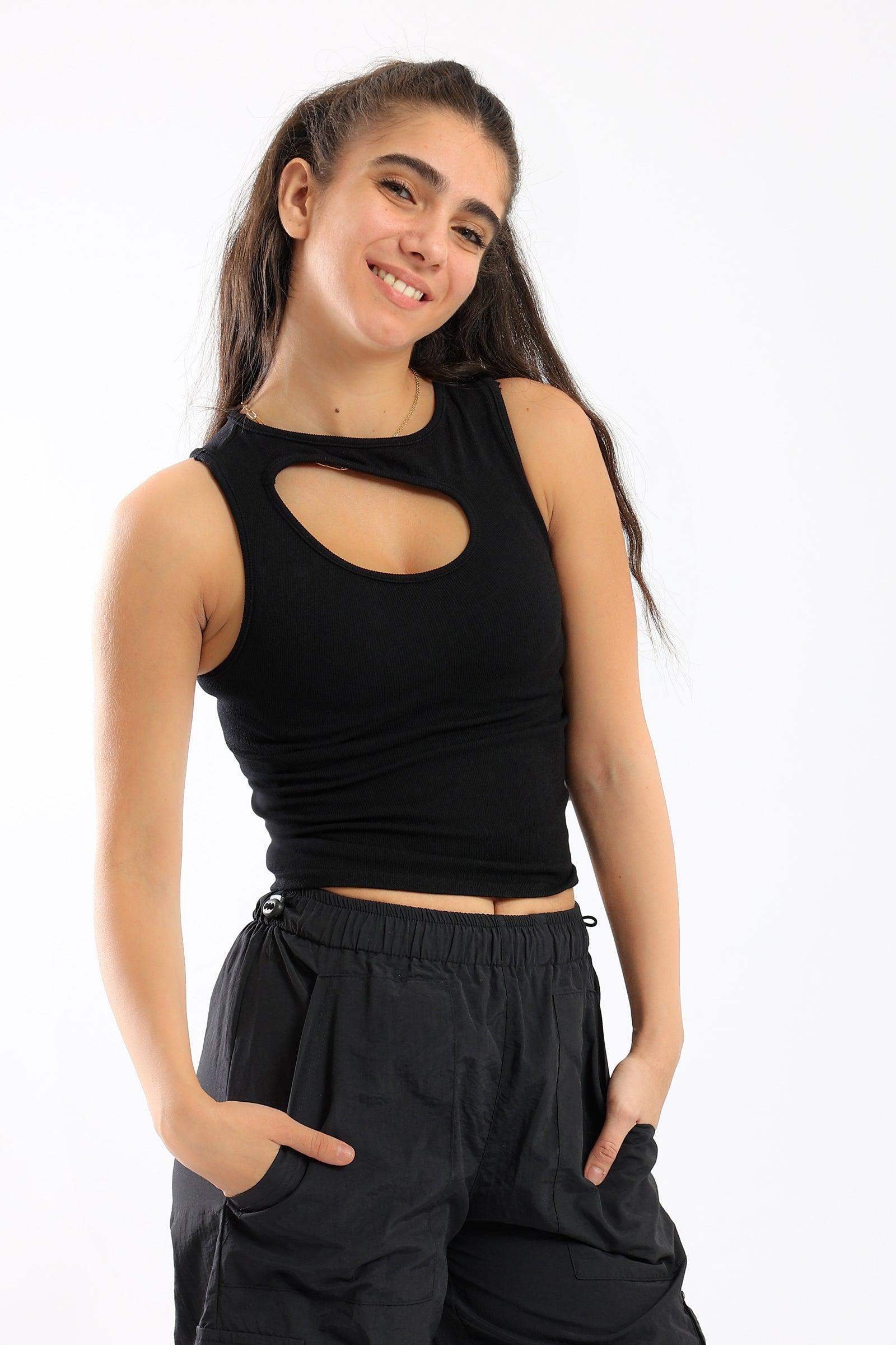 Seamless Front Cut Out Top - Carina - كارينا