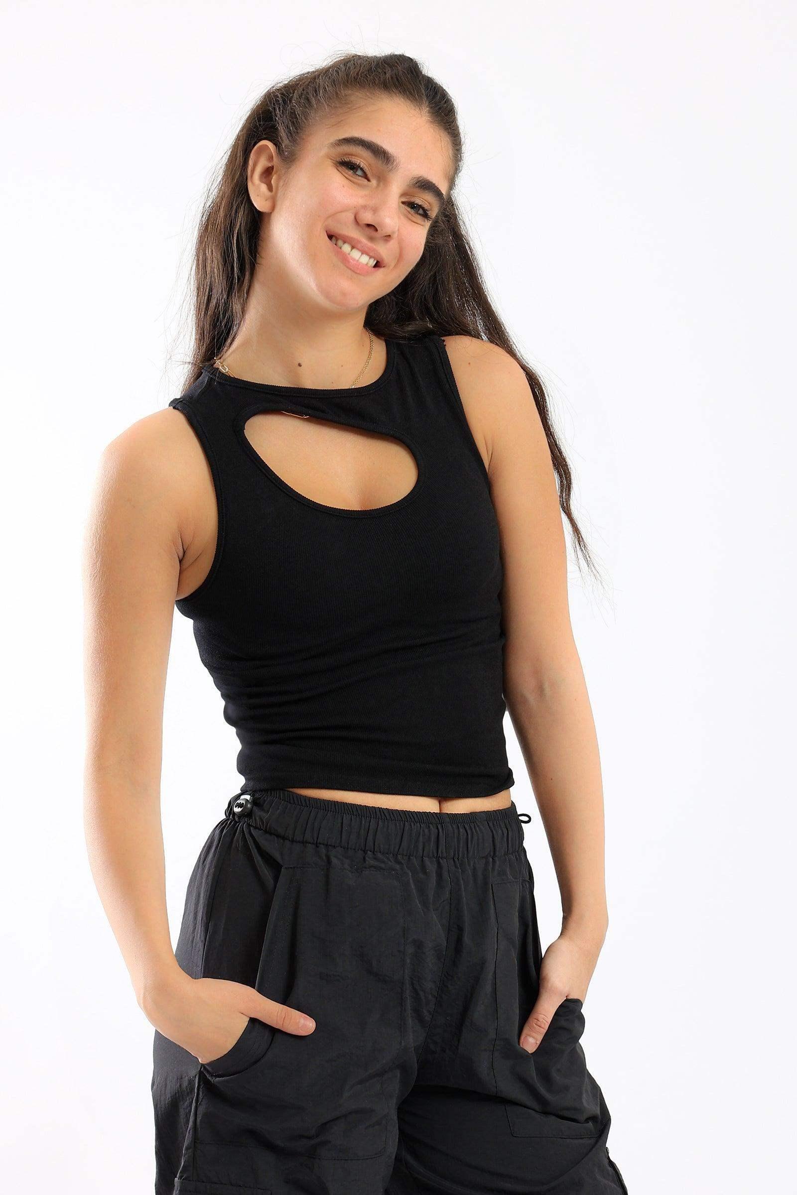 Seamless Front Cut Out Top - Carina - كارينا
