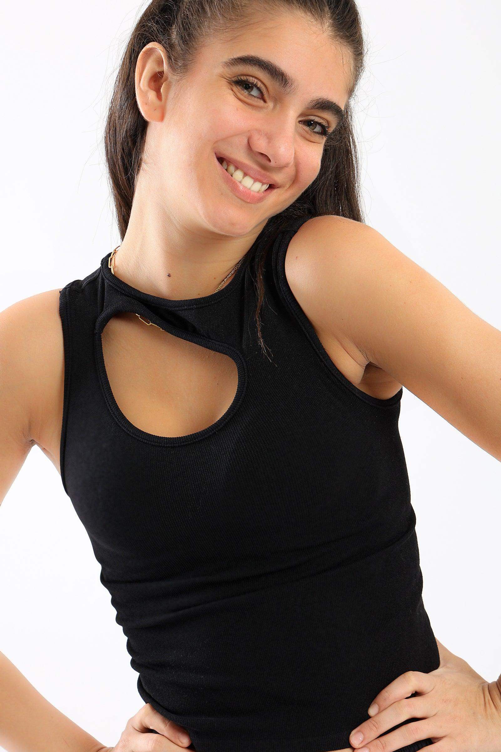 Seamless Front Cut Out Top - Carina - كارينا