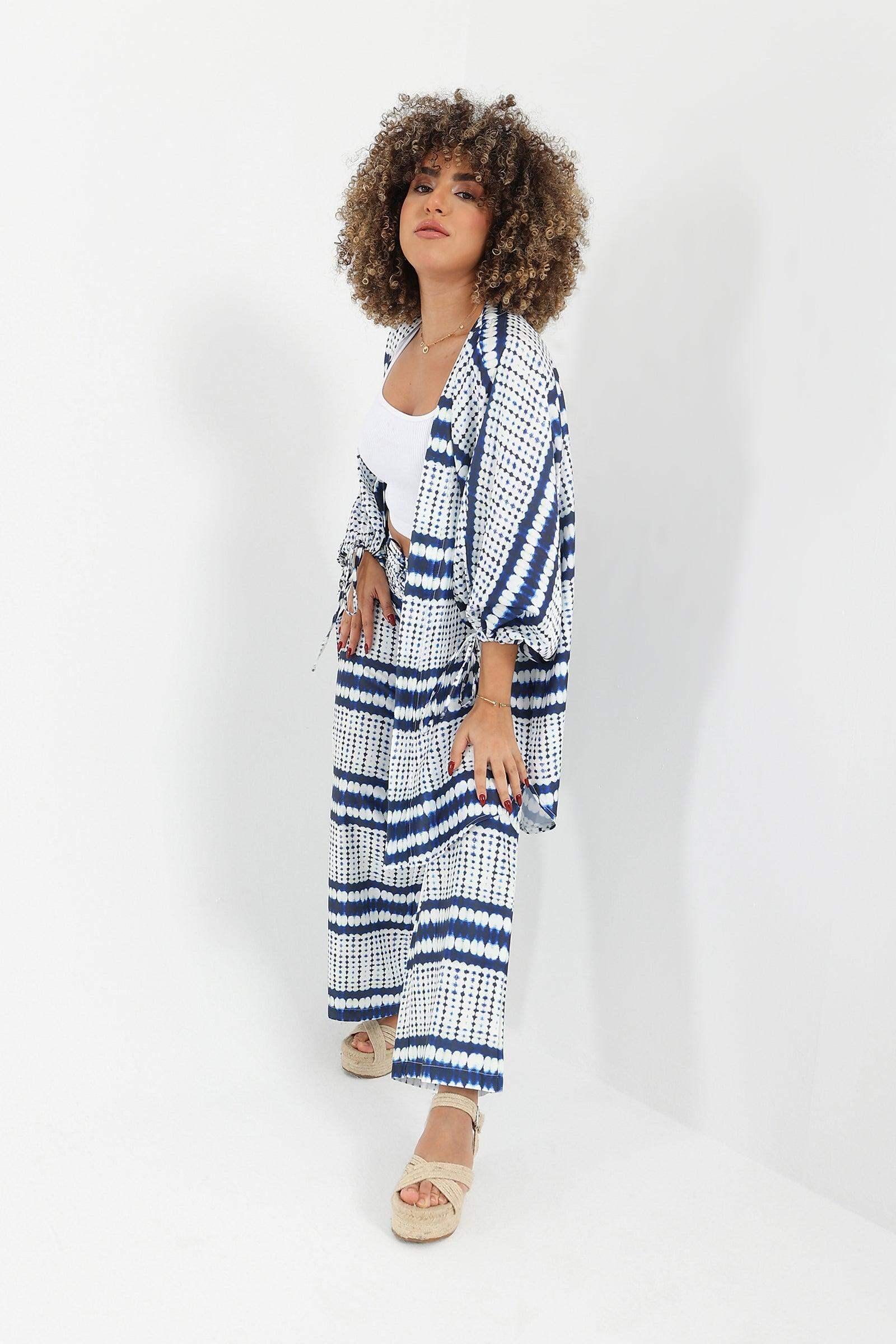 Self Tie Cuffs Kimono - Carina - كارينا