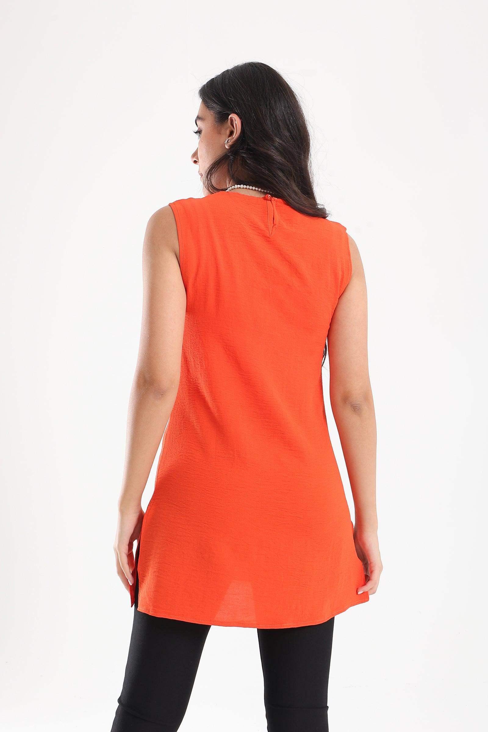 Sleeveless Slim Fit Top - Carina - كارينا