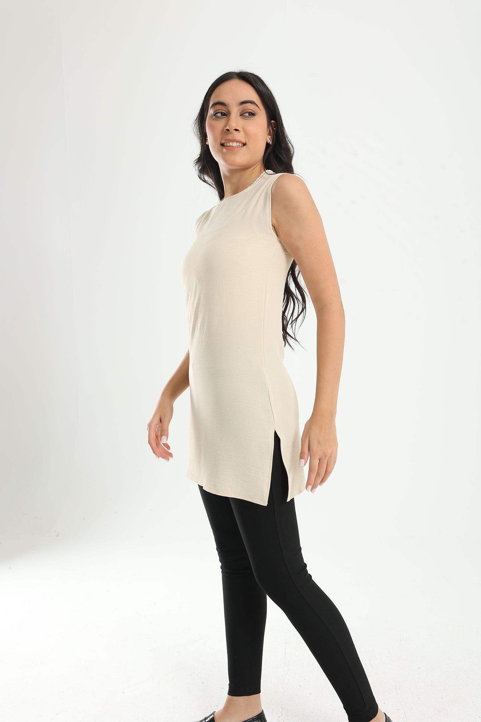 Sleeveless Slim Fit Top - Carina - كارينا