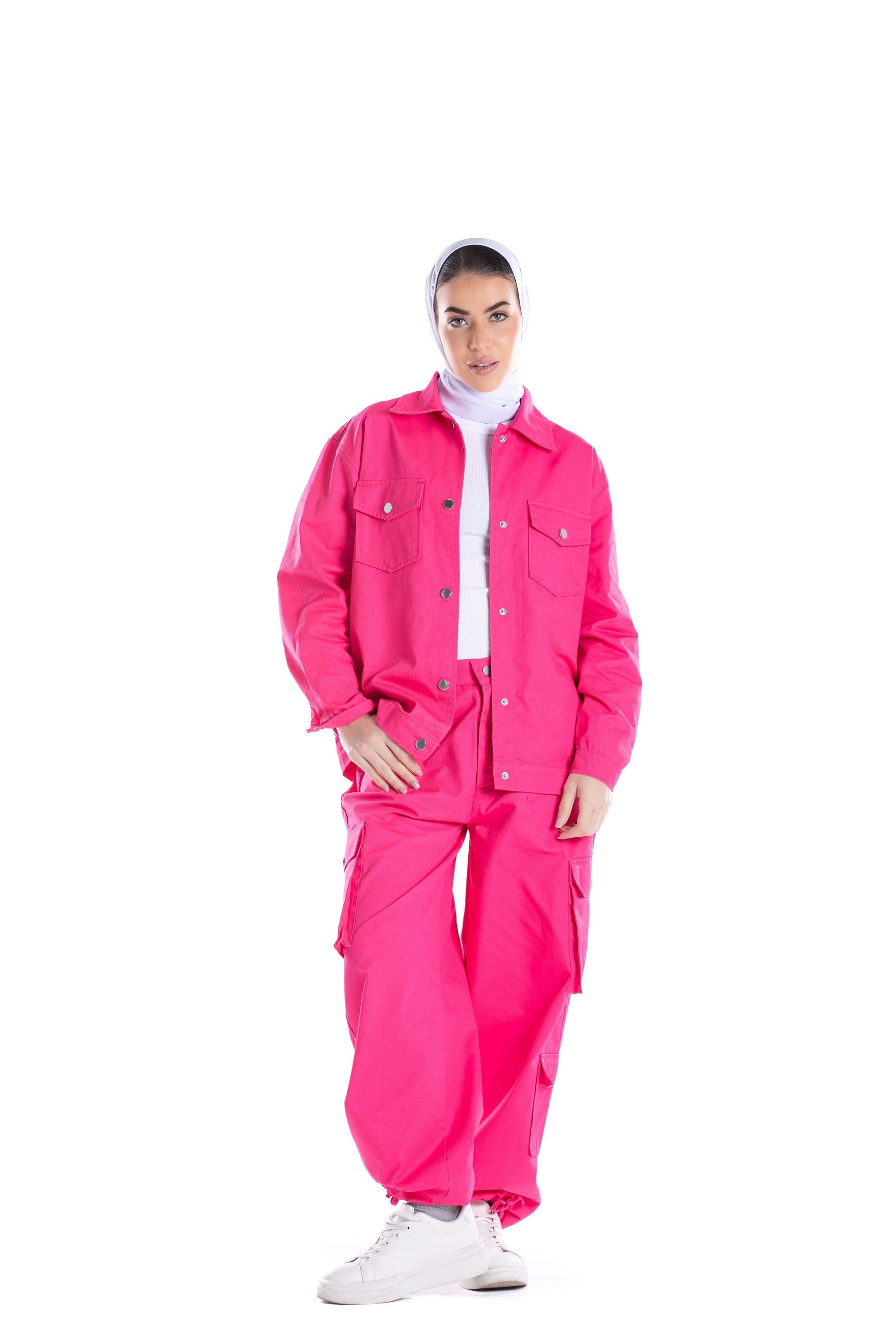 Snap Closure Lounge Jacket - Carina - كارينا