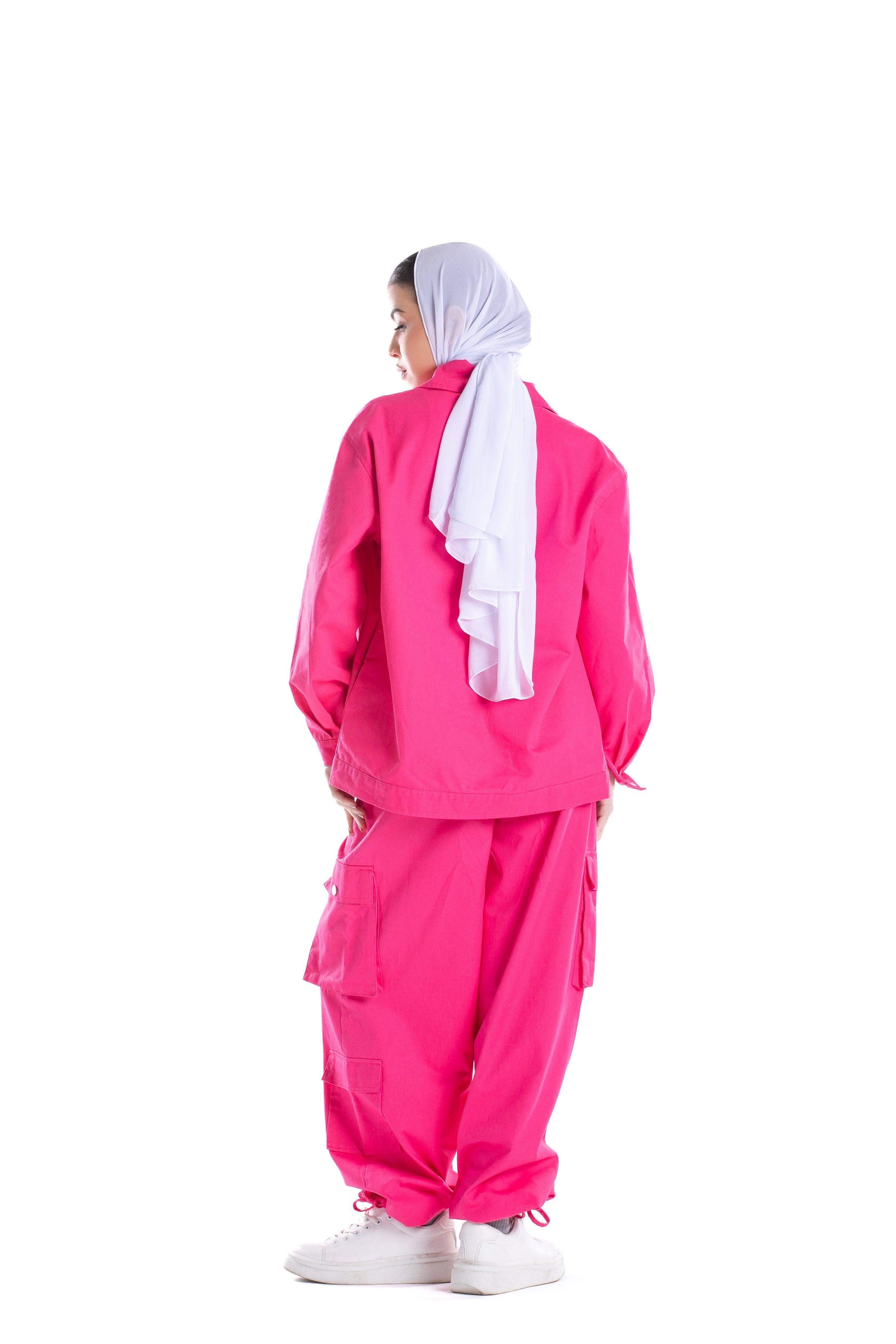 Snap Closure Lounge Jacket - Carina - كارينا