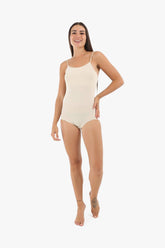 Spaghetti Strap Solid Bodysuit - Carina - كارينا