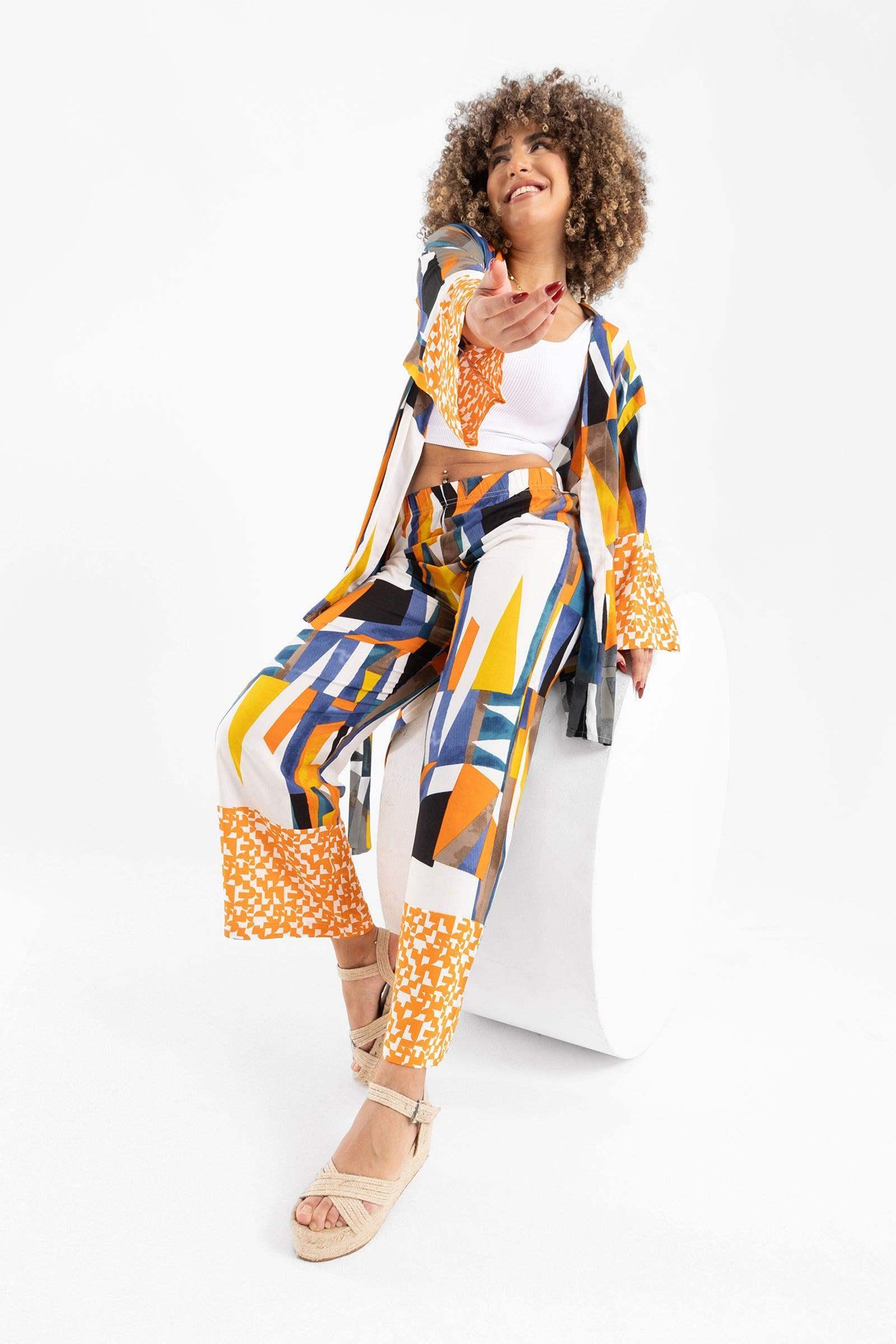 Vibrant Colored Full Length Pants - Carina - كارينا