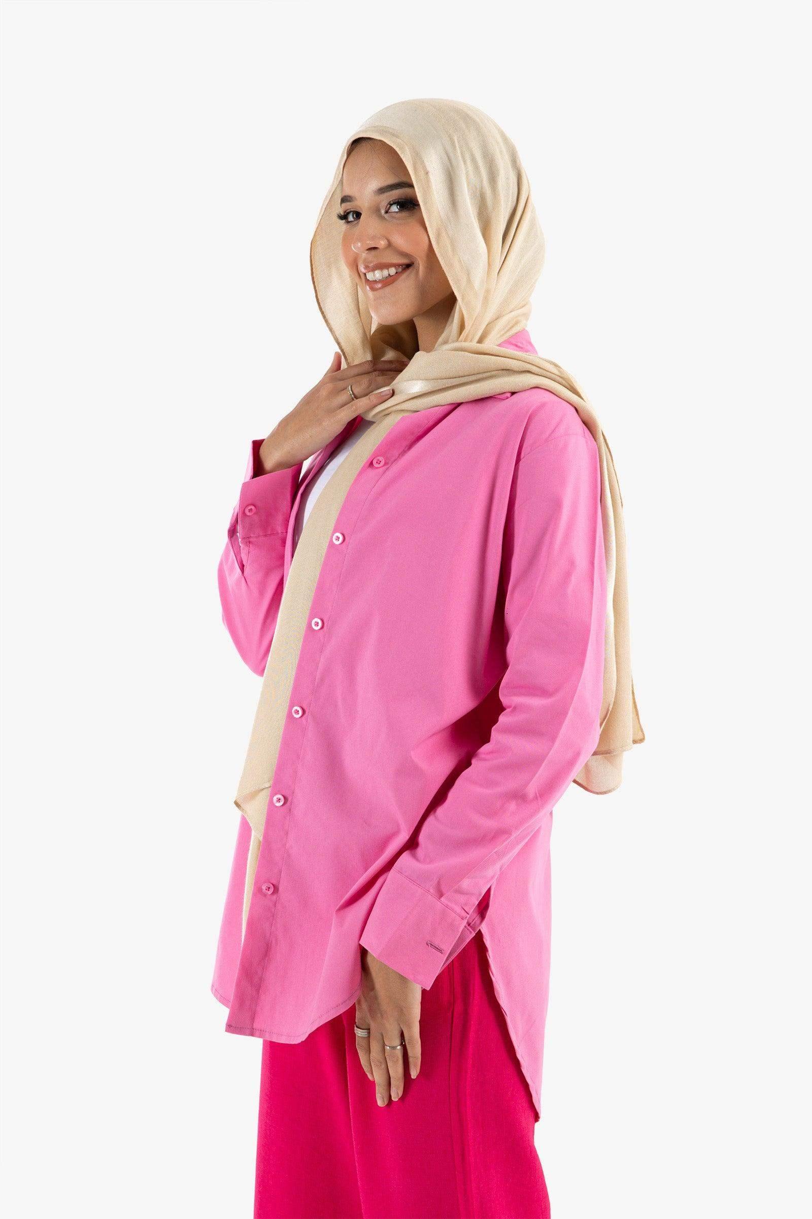 Viscose Basic Shirt - Carina - كارينا