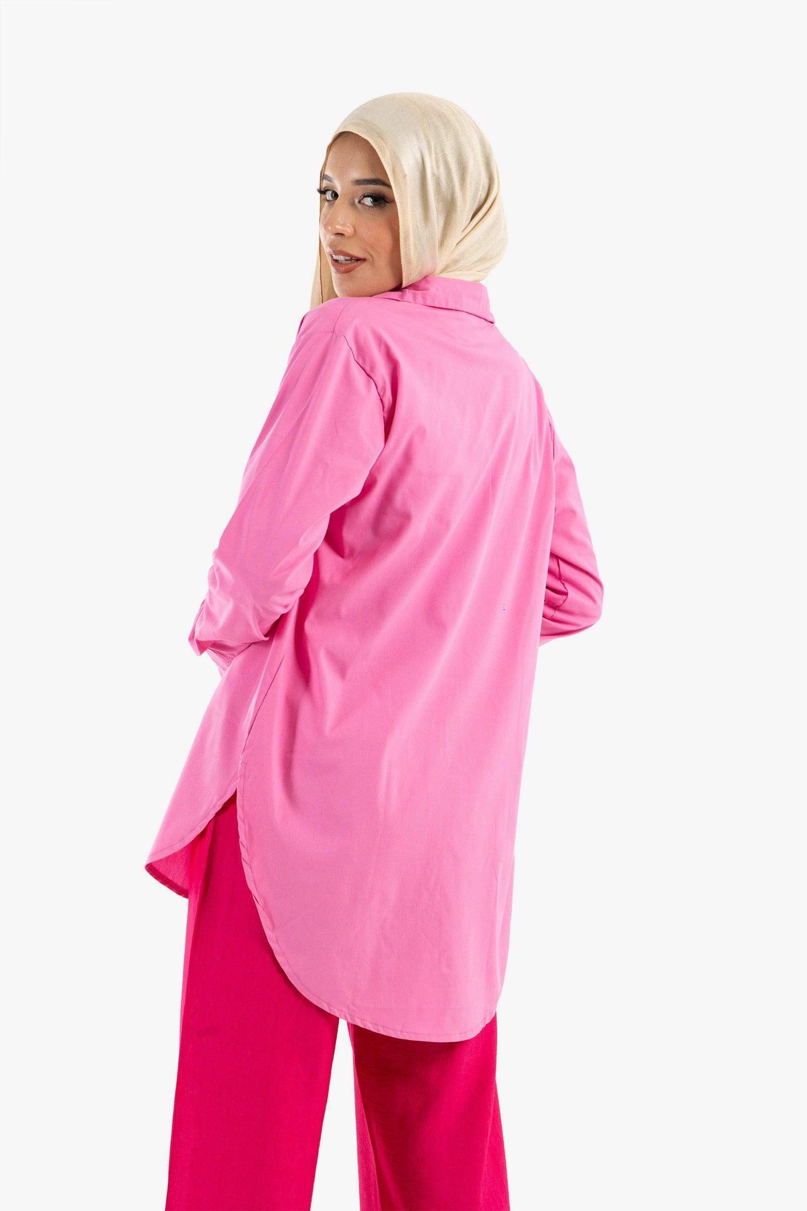 Viscose Basic Shirt - Carina - كارينا
