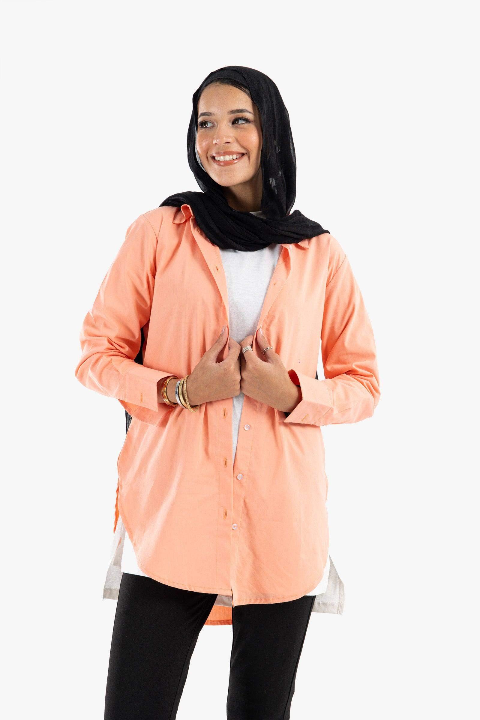 Viscose Basic Shirt - Carina - كارينا
