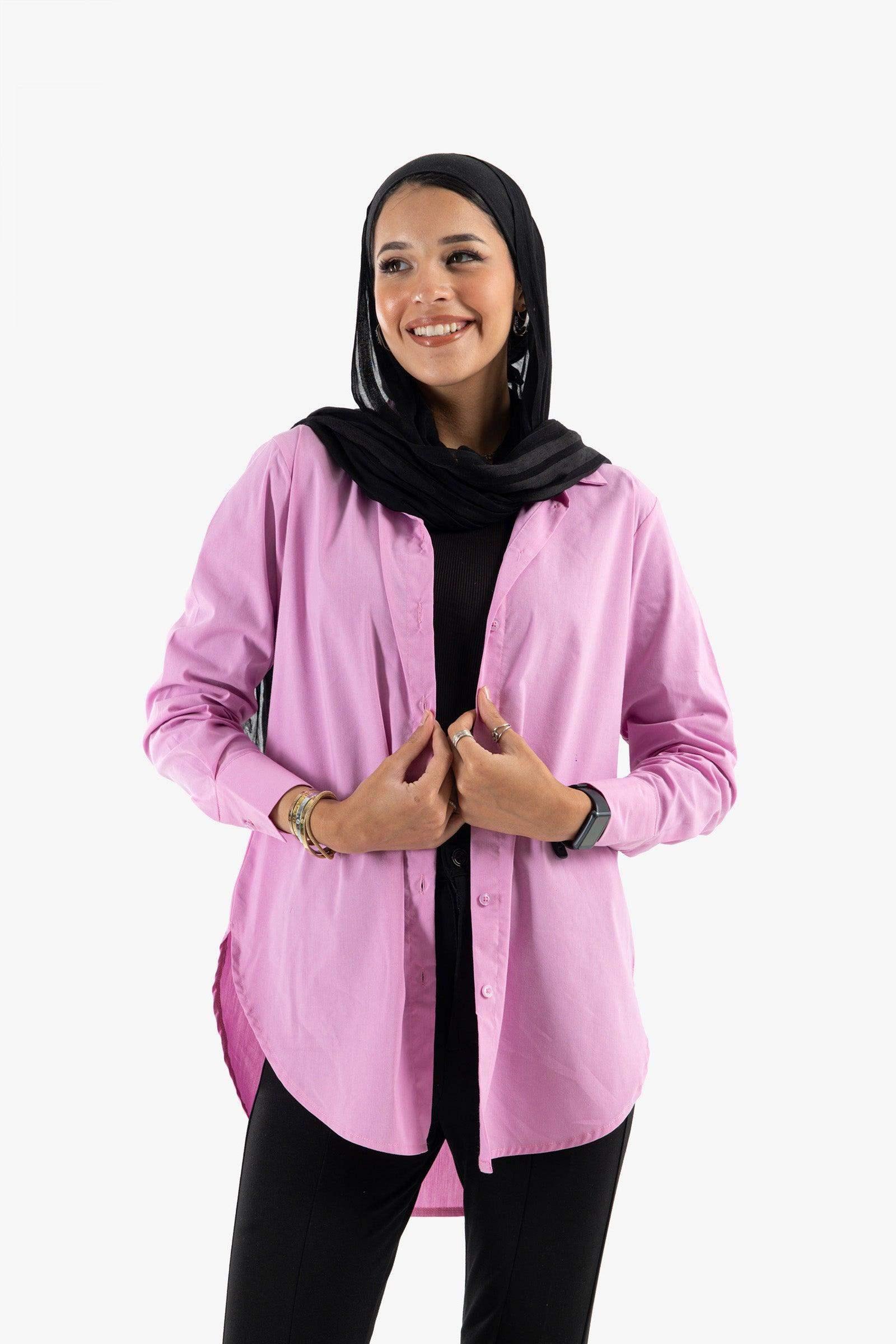 Viscose Basic Shirt - Carina - كارينا