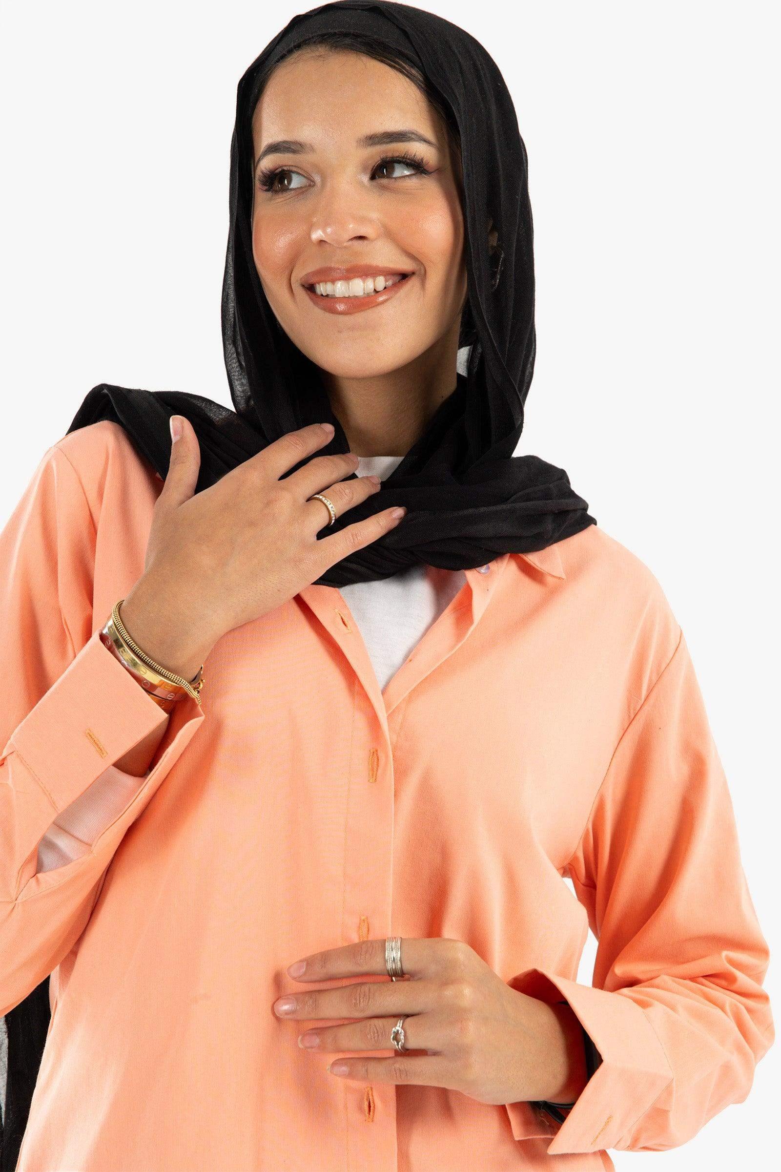 Viscose Basic Shirt - Carina - كارينا