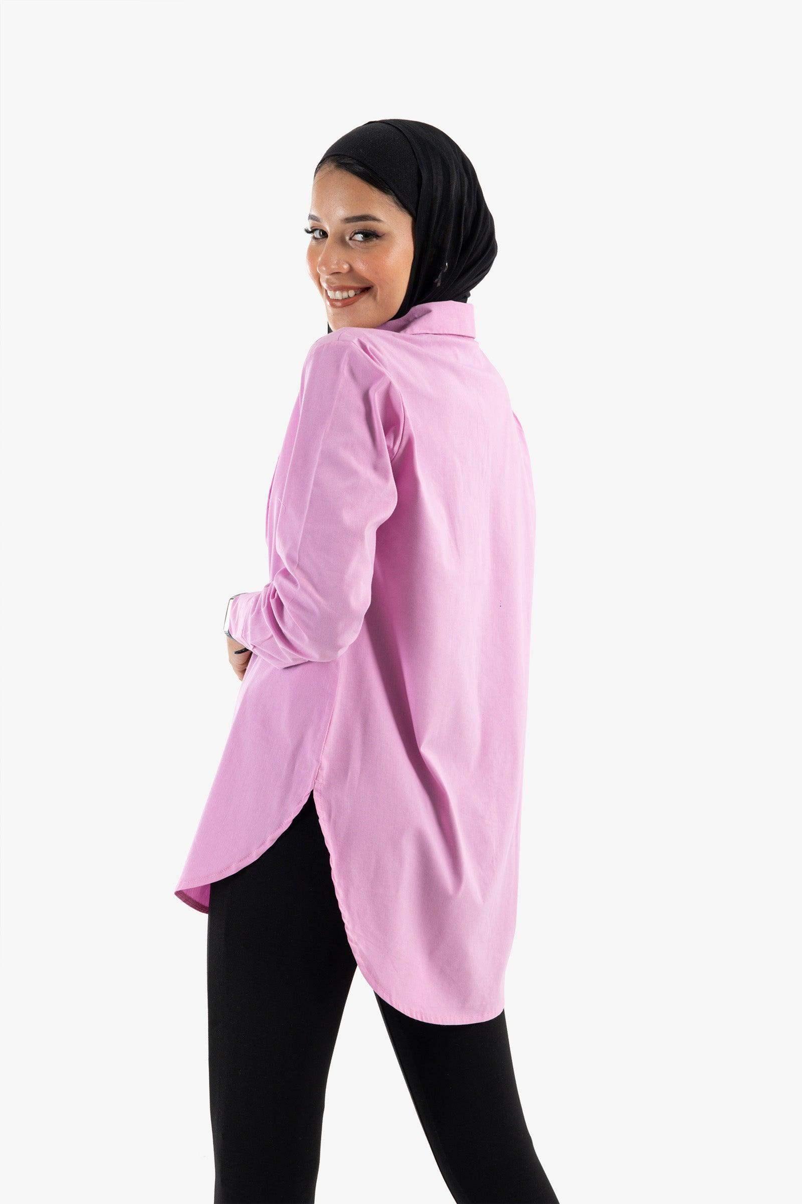 Viscose Basic Shirt - Carina - كارينا