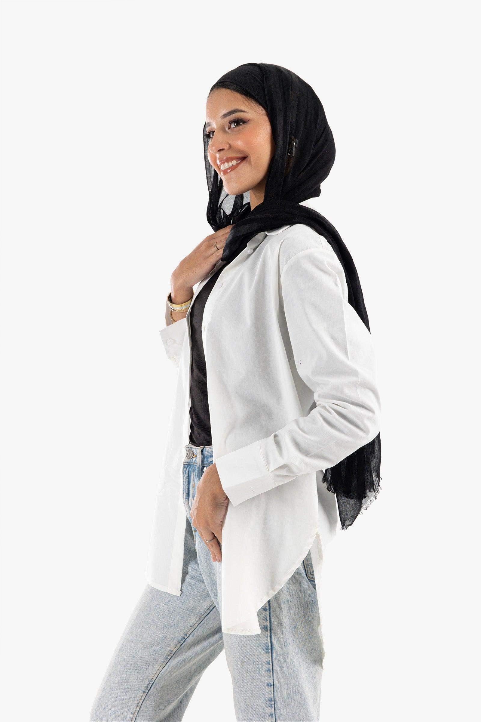 Viscose Basic Shirt - Carina - كارينا