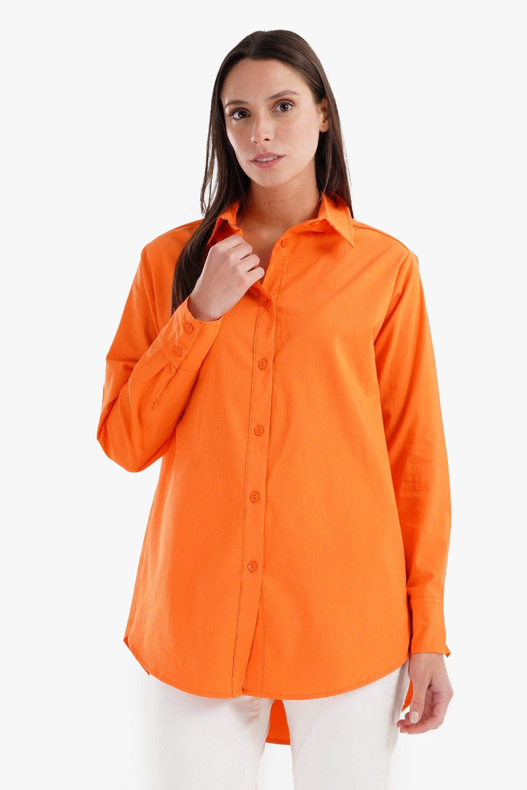Viscose Long Sleeves Shirt - Carina - كارينا