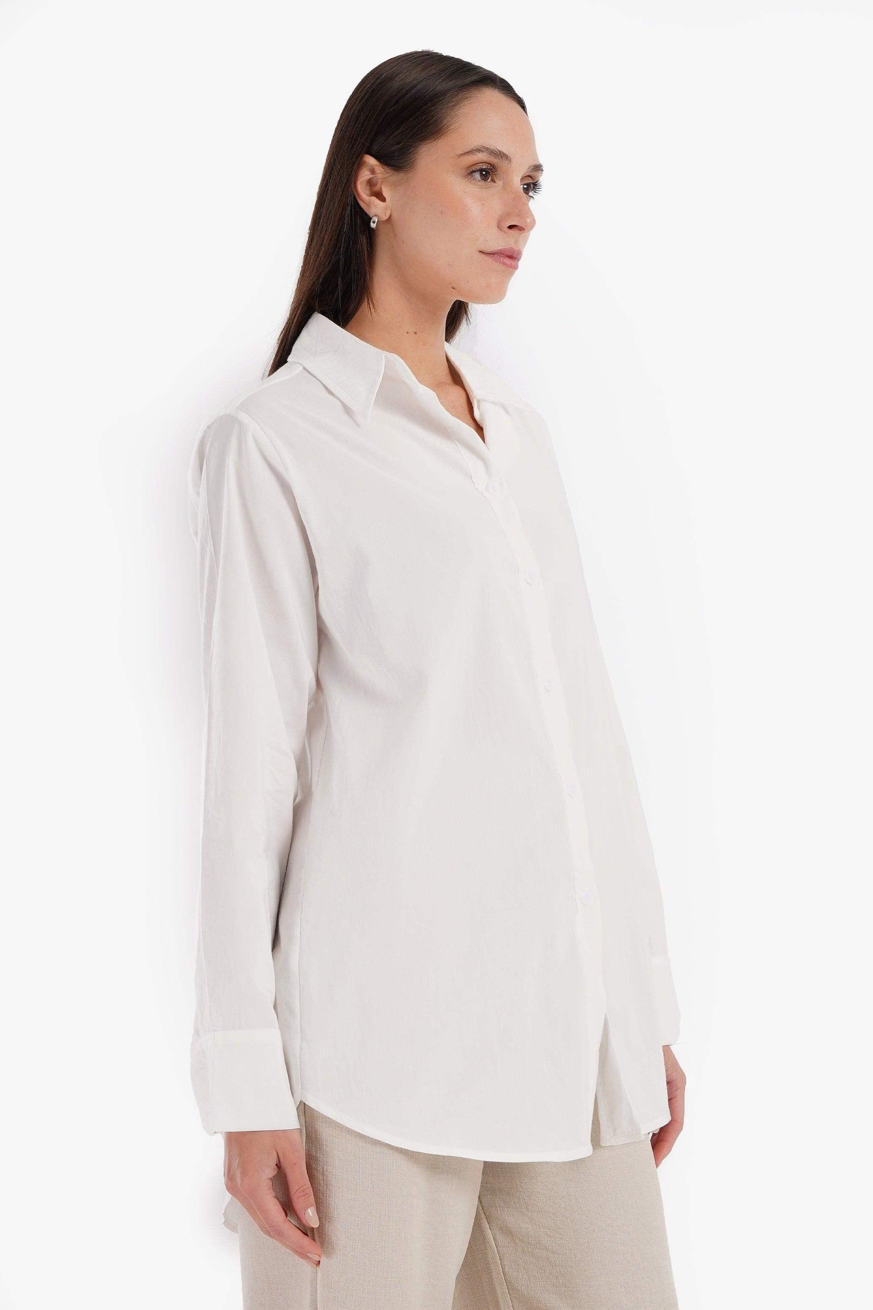 Viscose Long Sleeves Shirt - Carina - كارينا