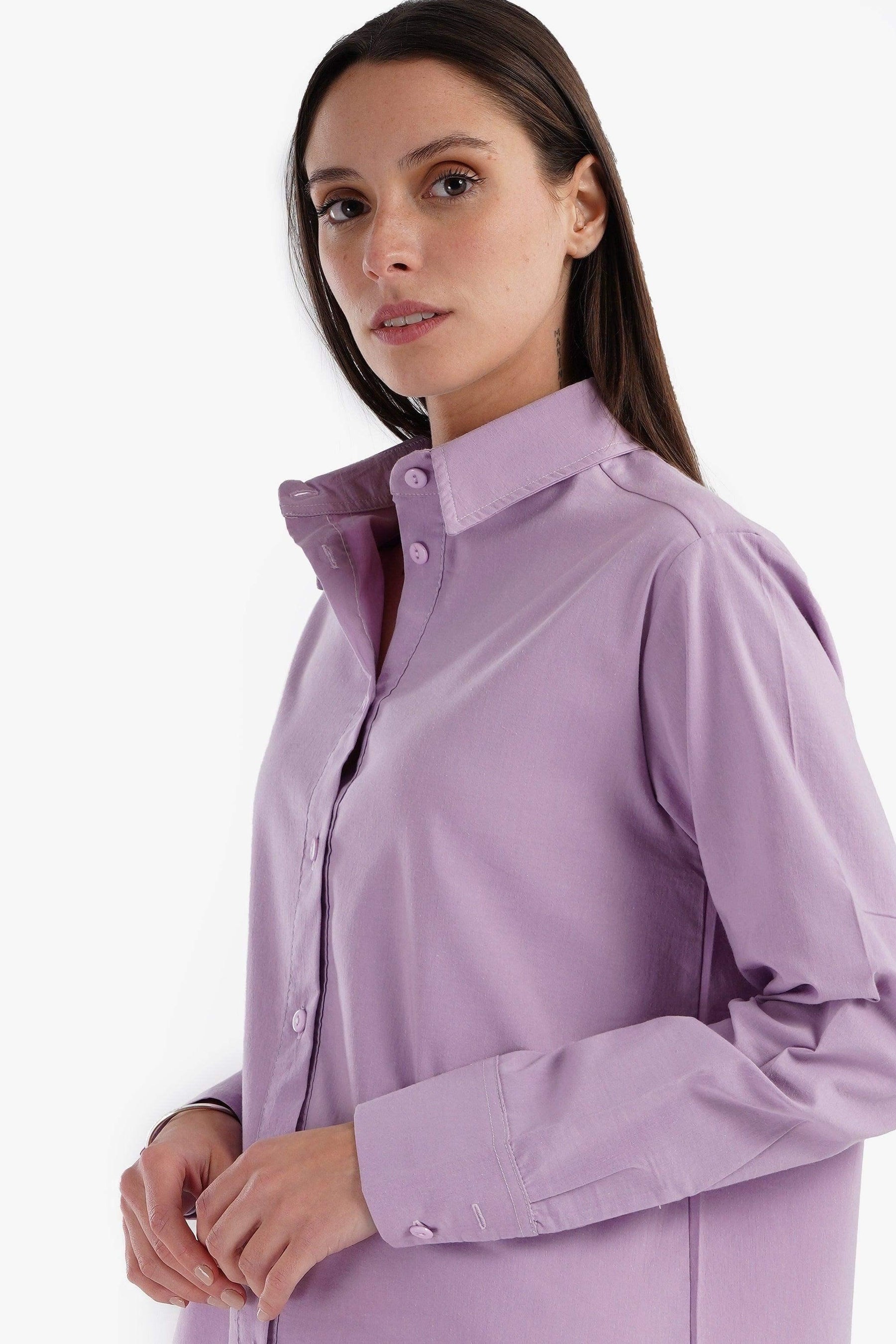Viscose Long Sleeves Shirt - Carina - كارينا