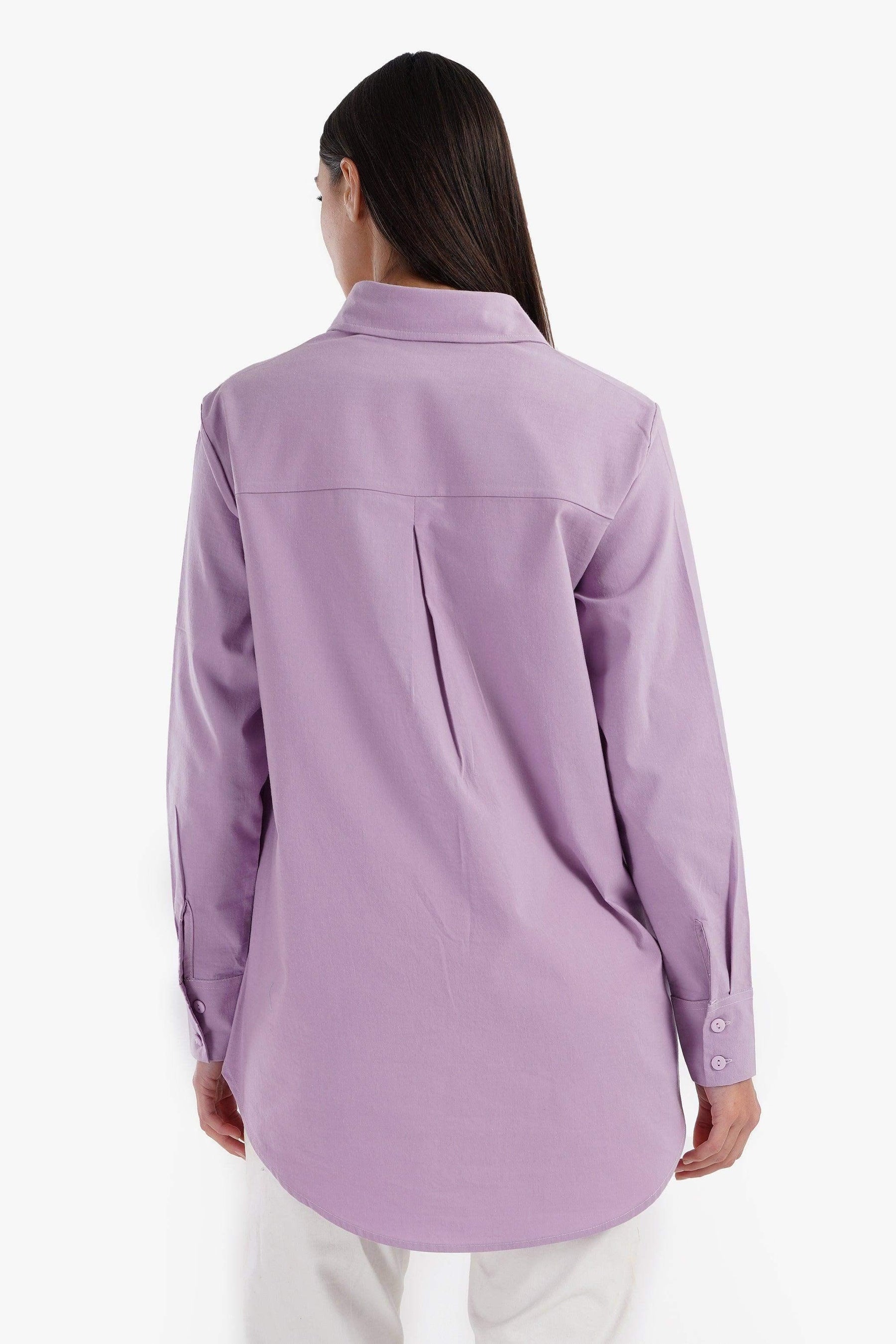 Viscose Long Sleeves Shirt - Carina - كارينا