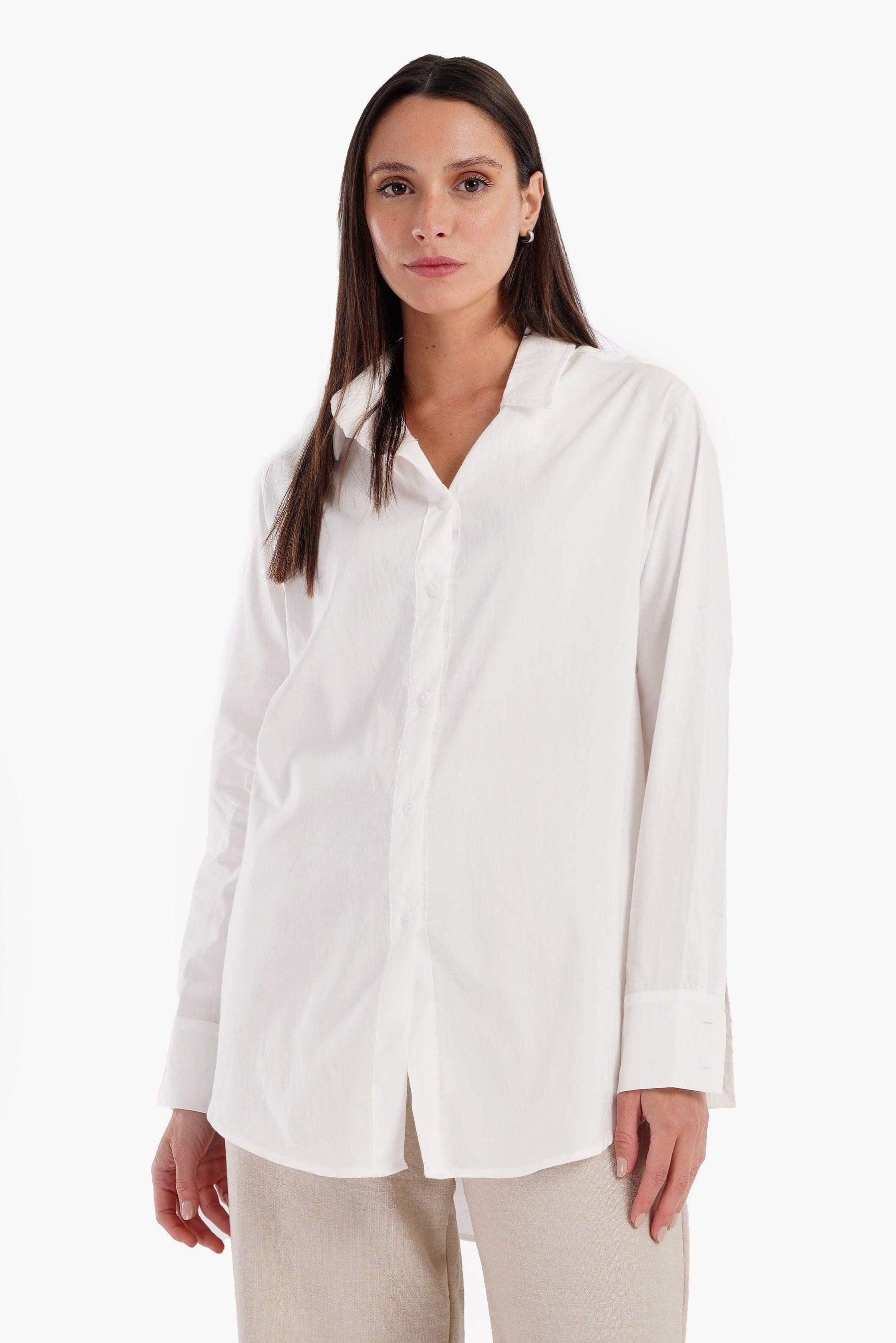 Viscose Long Sleeves Shirt - Carina - كارينا