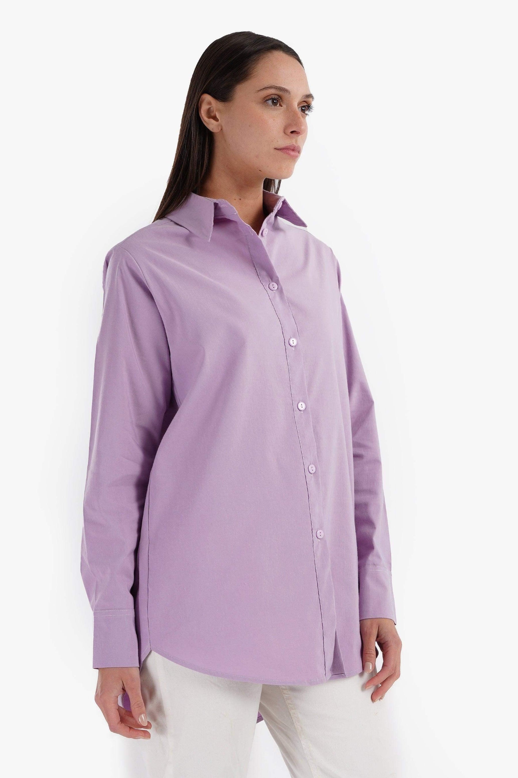 Viscose Long Sleeves Shirt - Carina - كارينا