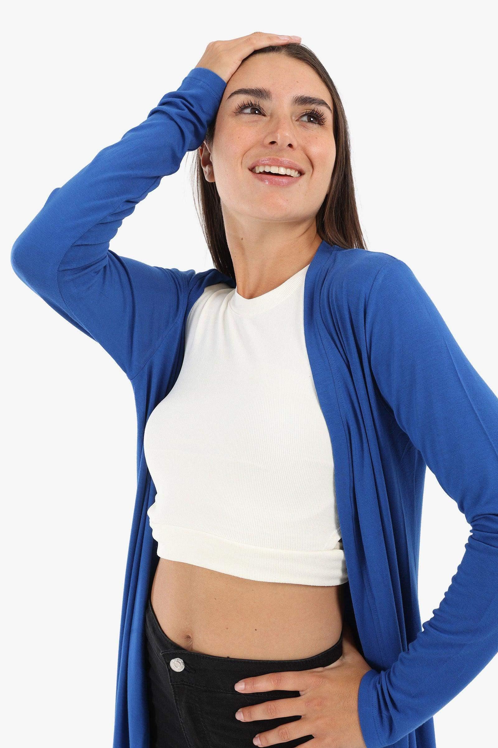 Viscose Solid Pattern Cardigan - Carina - كارينا