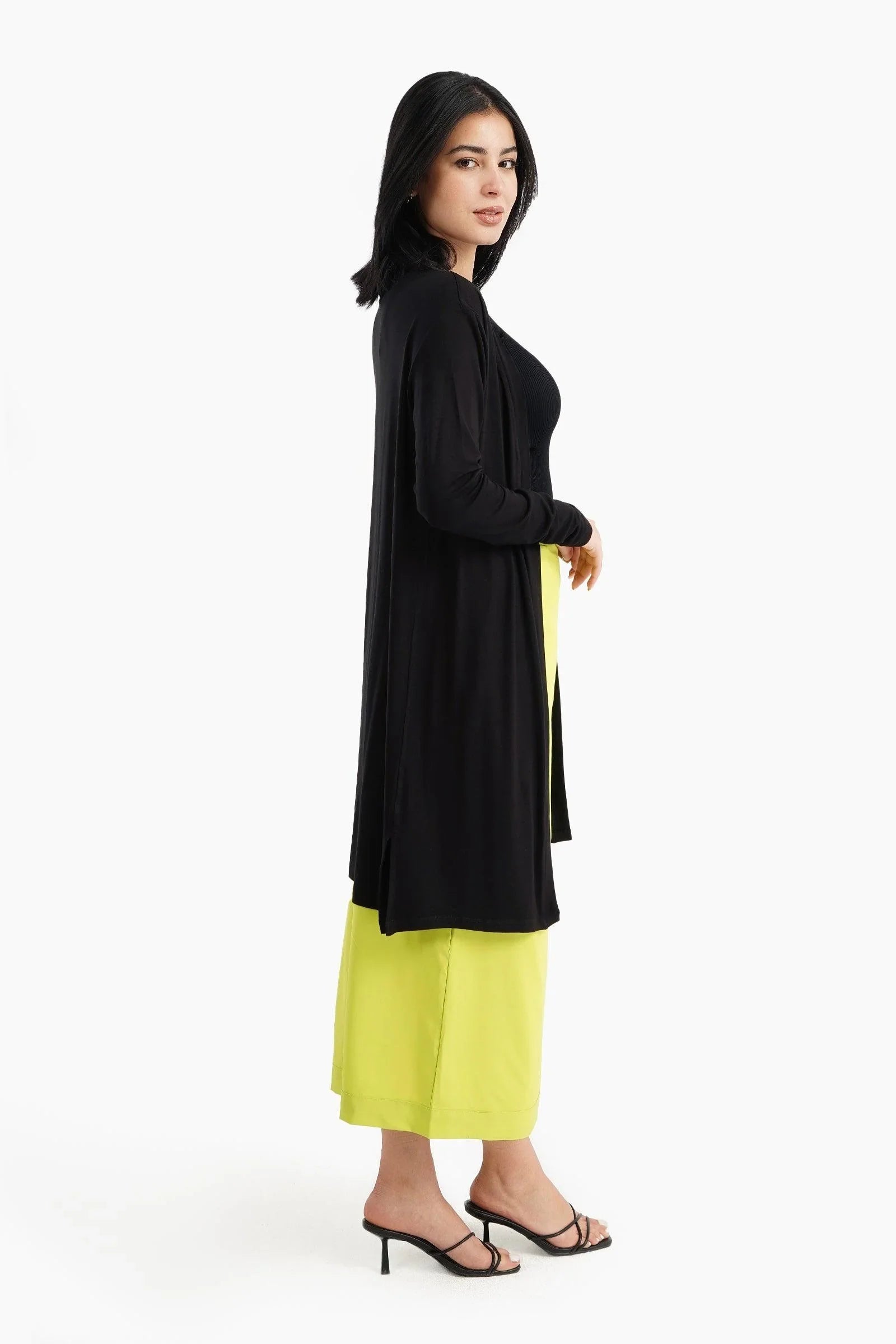 Viscose Solid Pattern Cardigan - Carina - كارينا