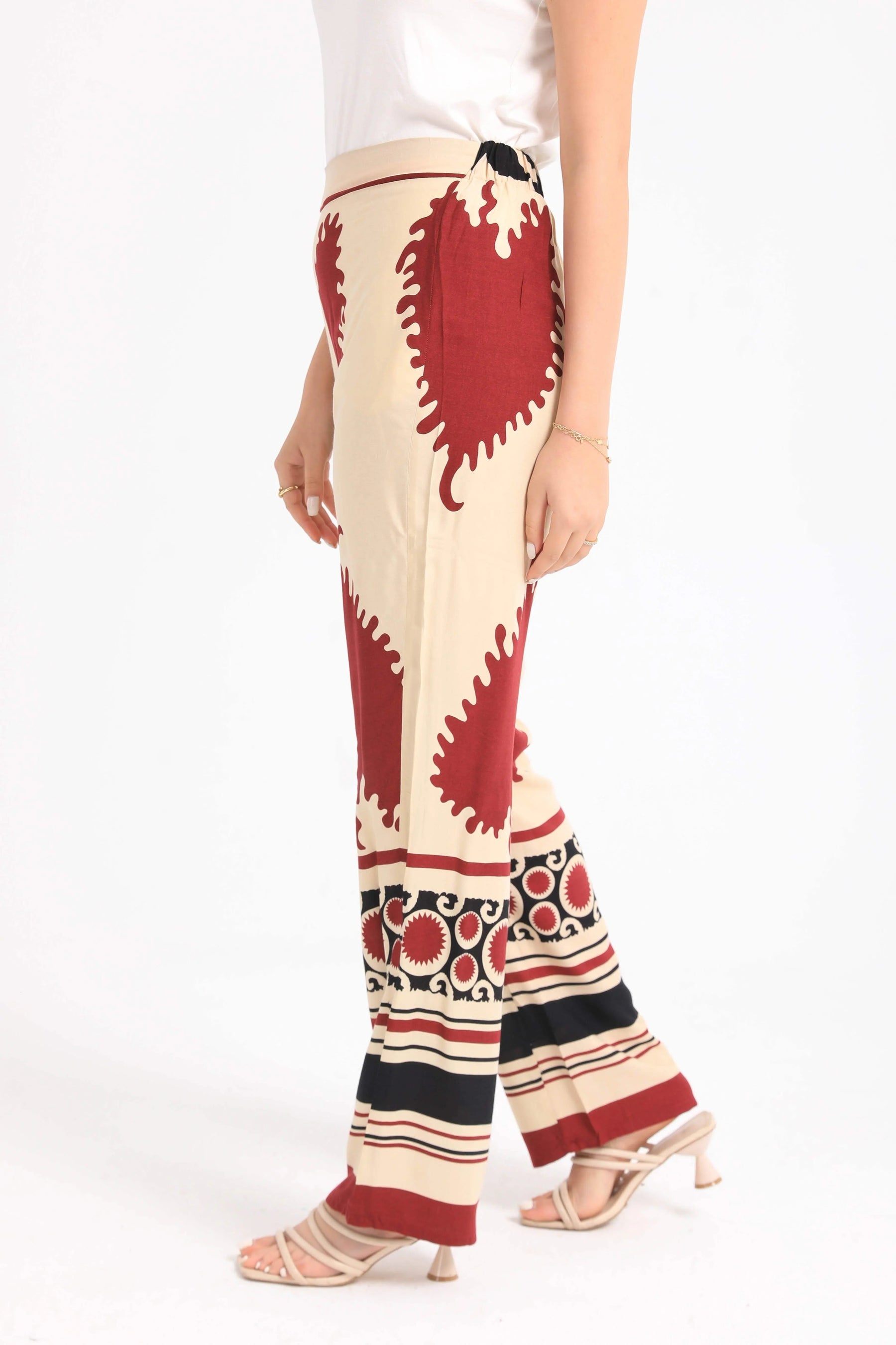Viscose Straight Cut Pants - Carina - كارينا