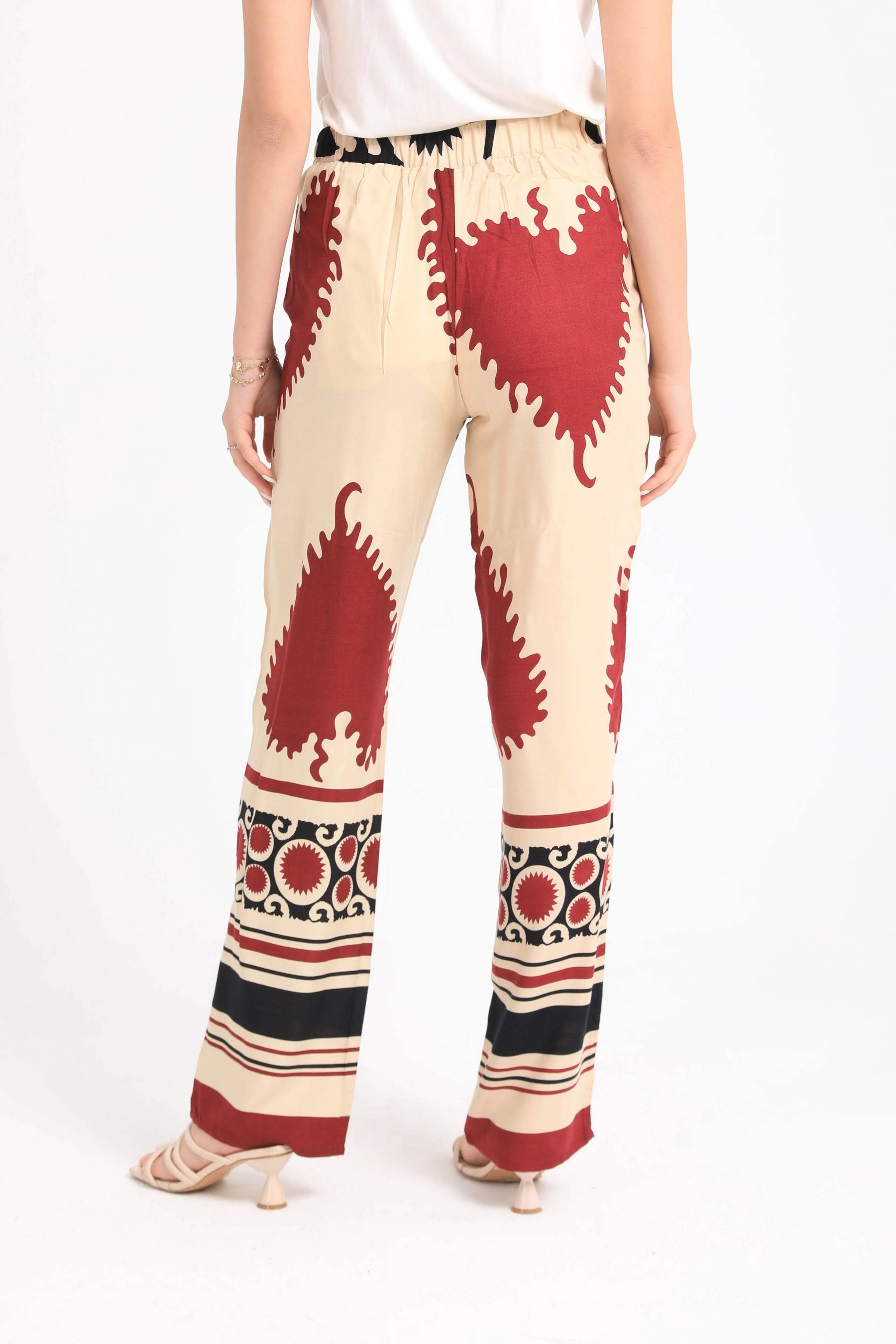 Viscose Straight Cut Pants - Carina - كارينا