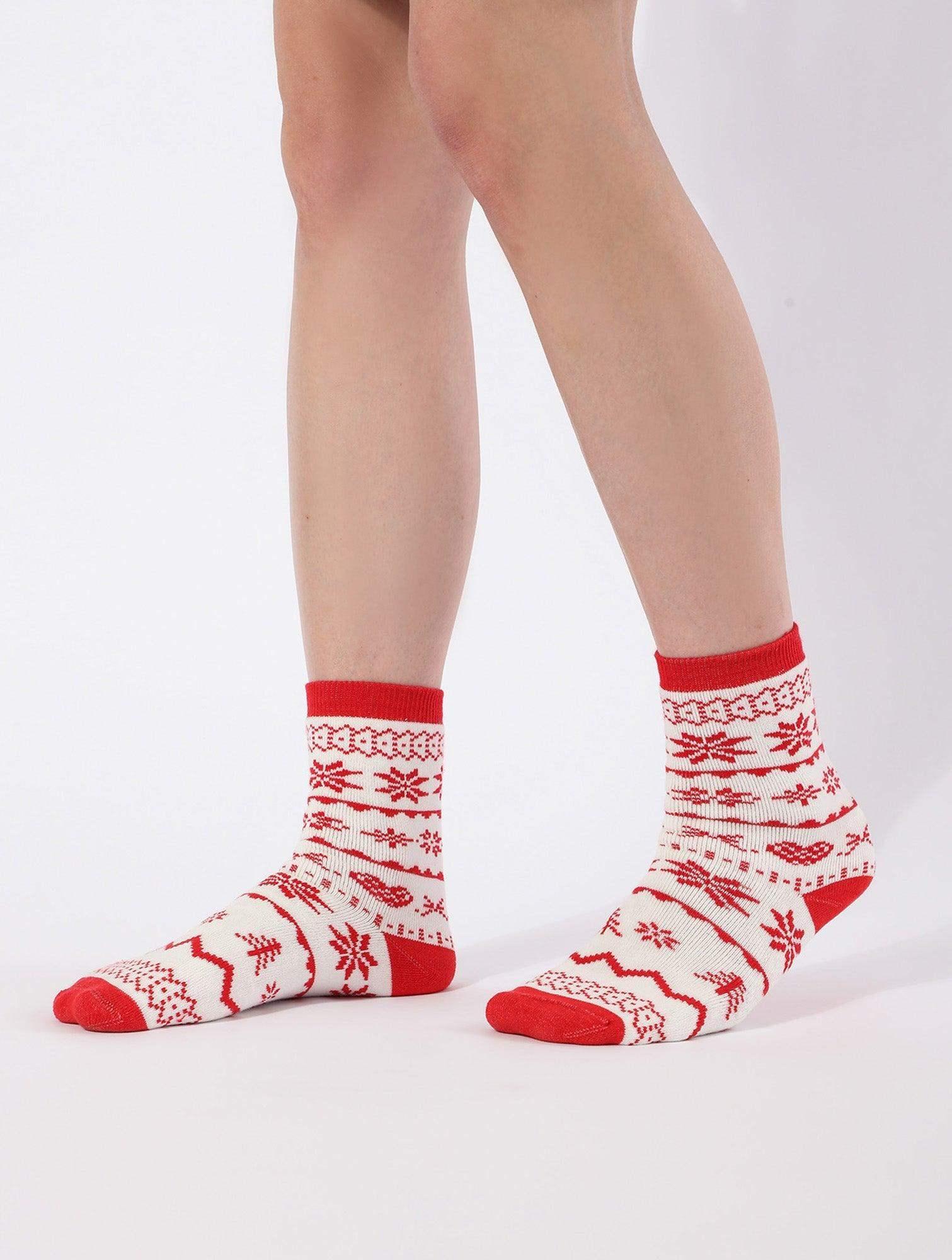 Christmas Cotton Socks - Carina - كارينا
