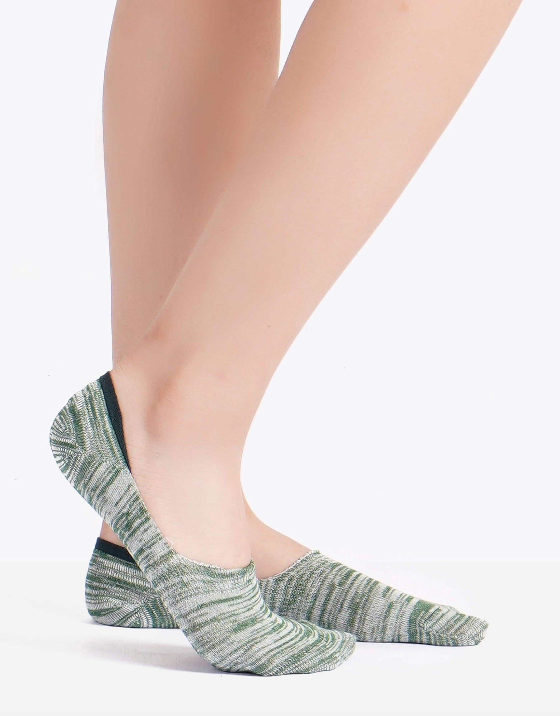 Colored Invisible Socks - 5 pairs - Carina - كارينا