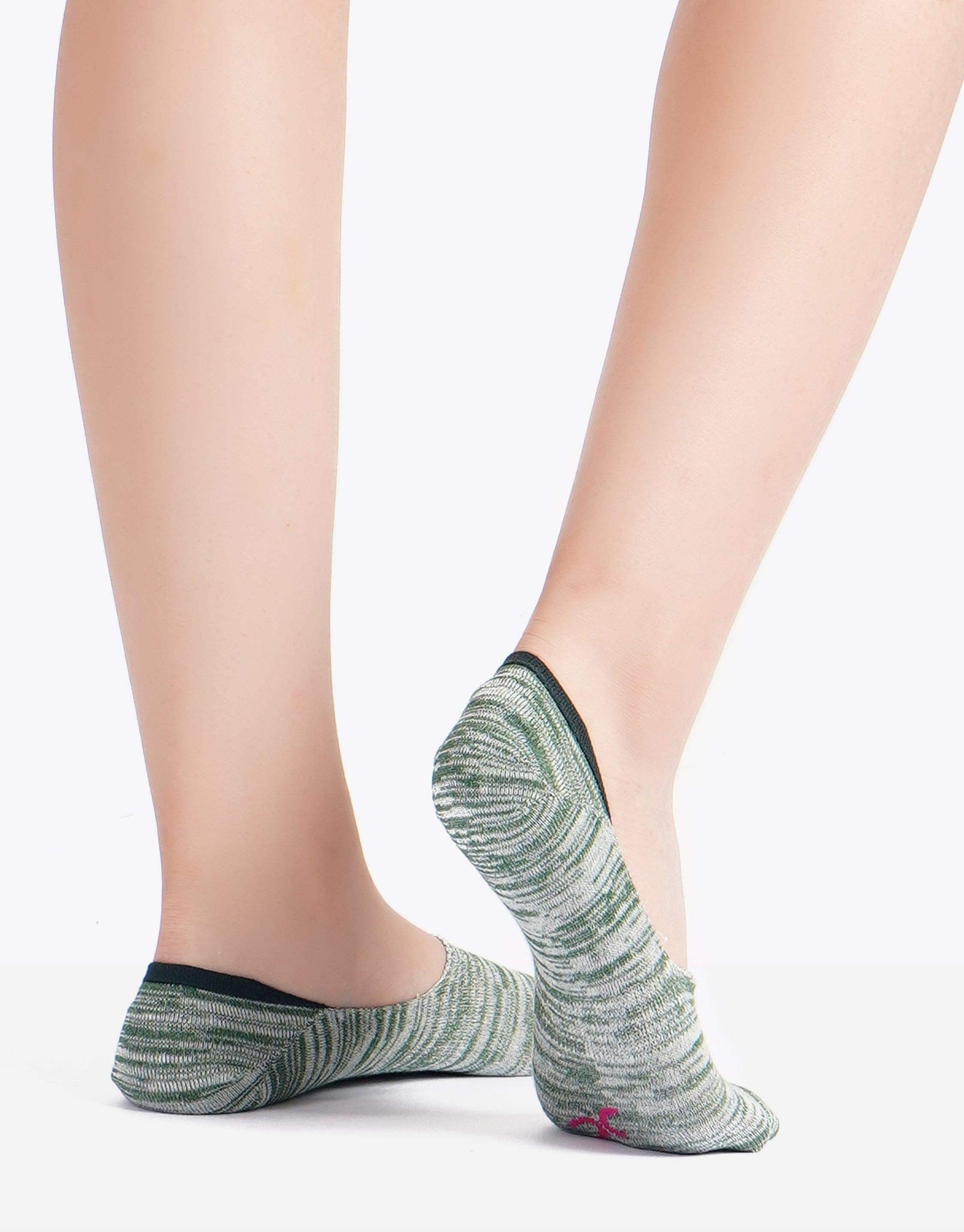 Colored Invisible Socks - 5 pairs - Carina - كارينا