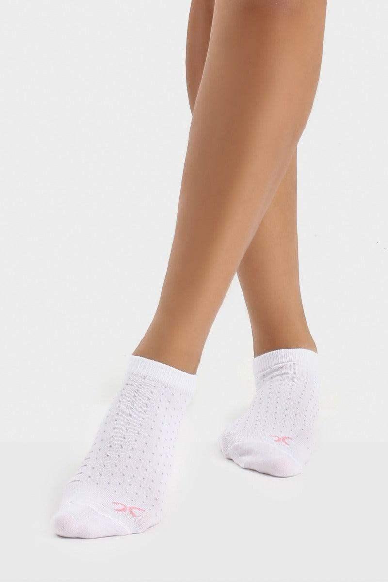 Cotton Ankle Socks - 2 Pairs - Carina - كارينا