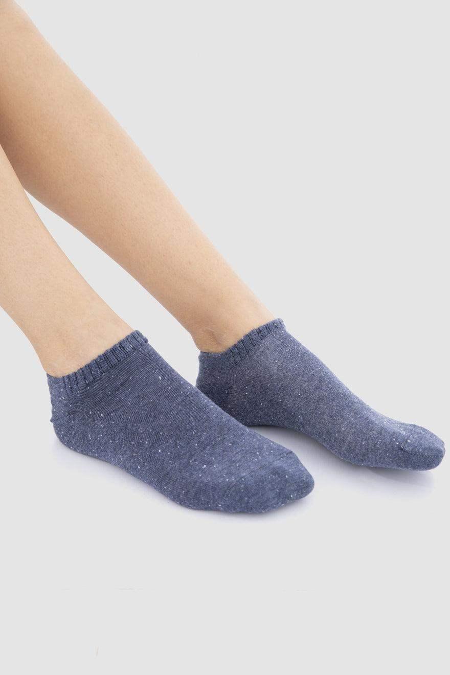Cotton Ankle Socks - 3 Pairs - Carina - كارينا