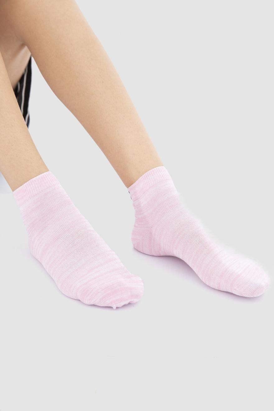 Cotton Ankle Socks - 3 Pairs - Carina - كارينا