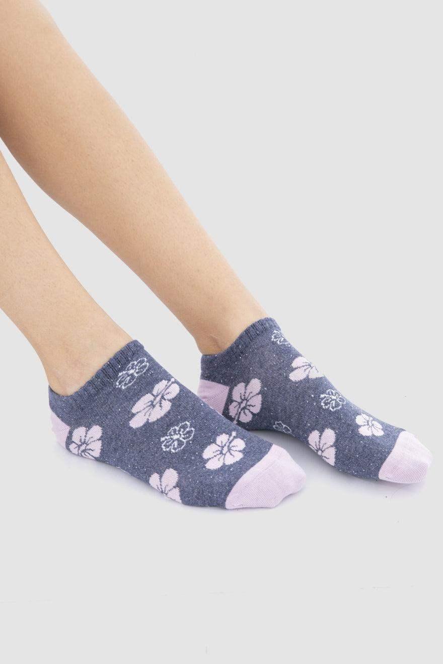 Cotton Ankle Socks - 3 Pairs - Carina - كارينا