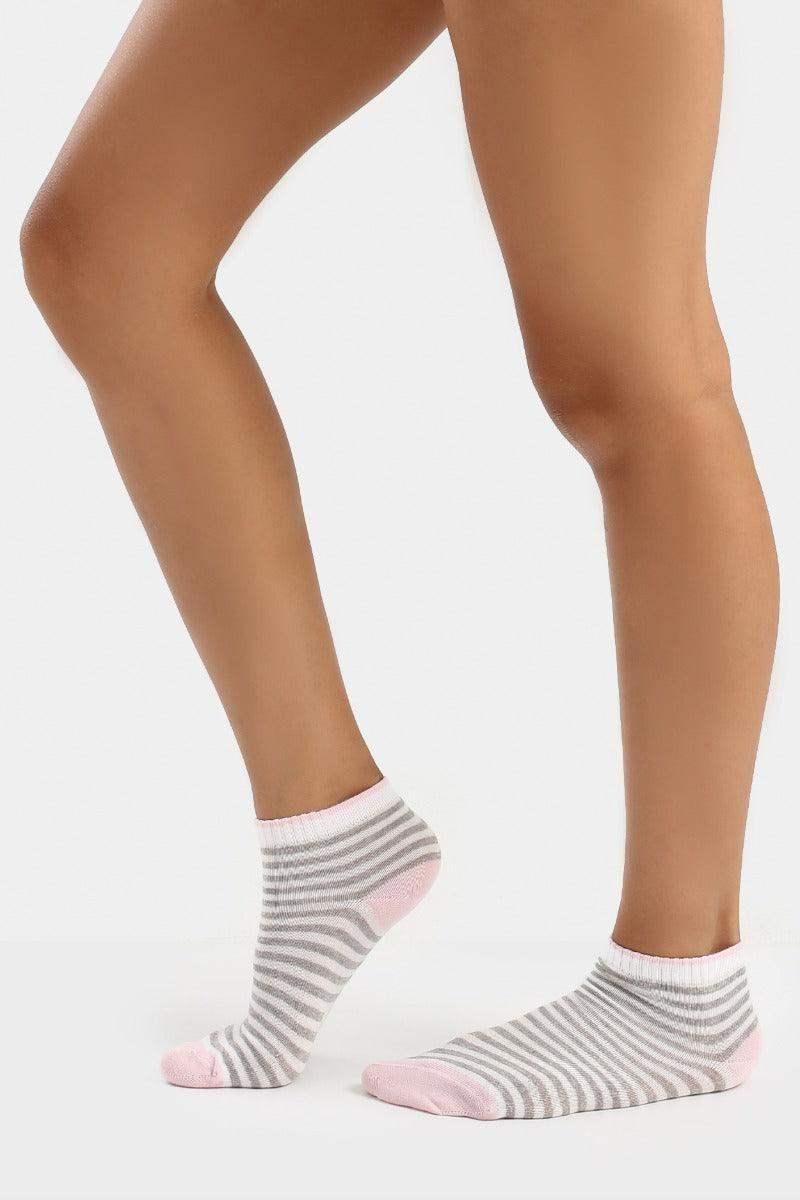 Cotton Ankle Socks - 5 Pairs - Carina - كارينا