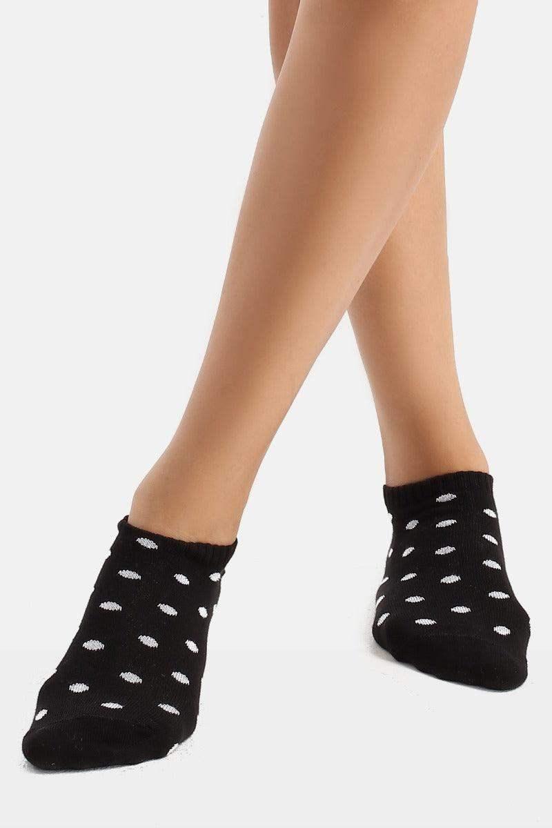 Cotton Ankle Socks - 5 Pairs - Carina - كارينا