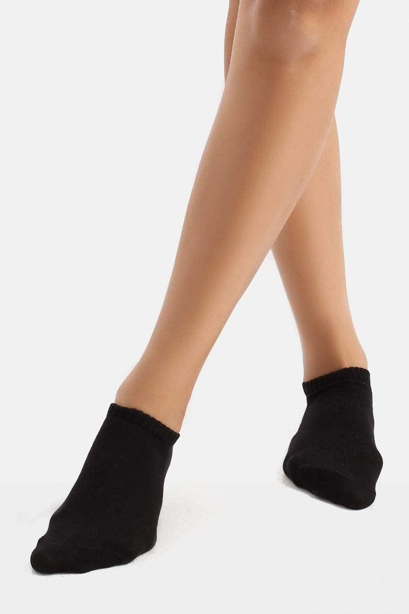 Cotton Ankle Socks - 5 Pairs - Carina - كارينا
