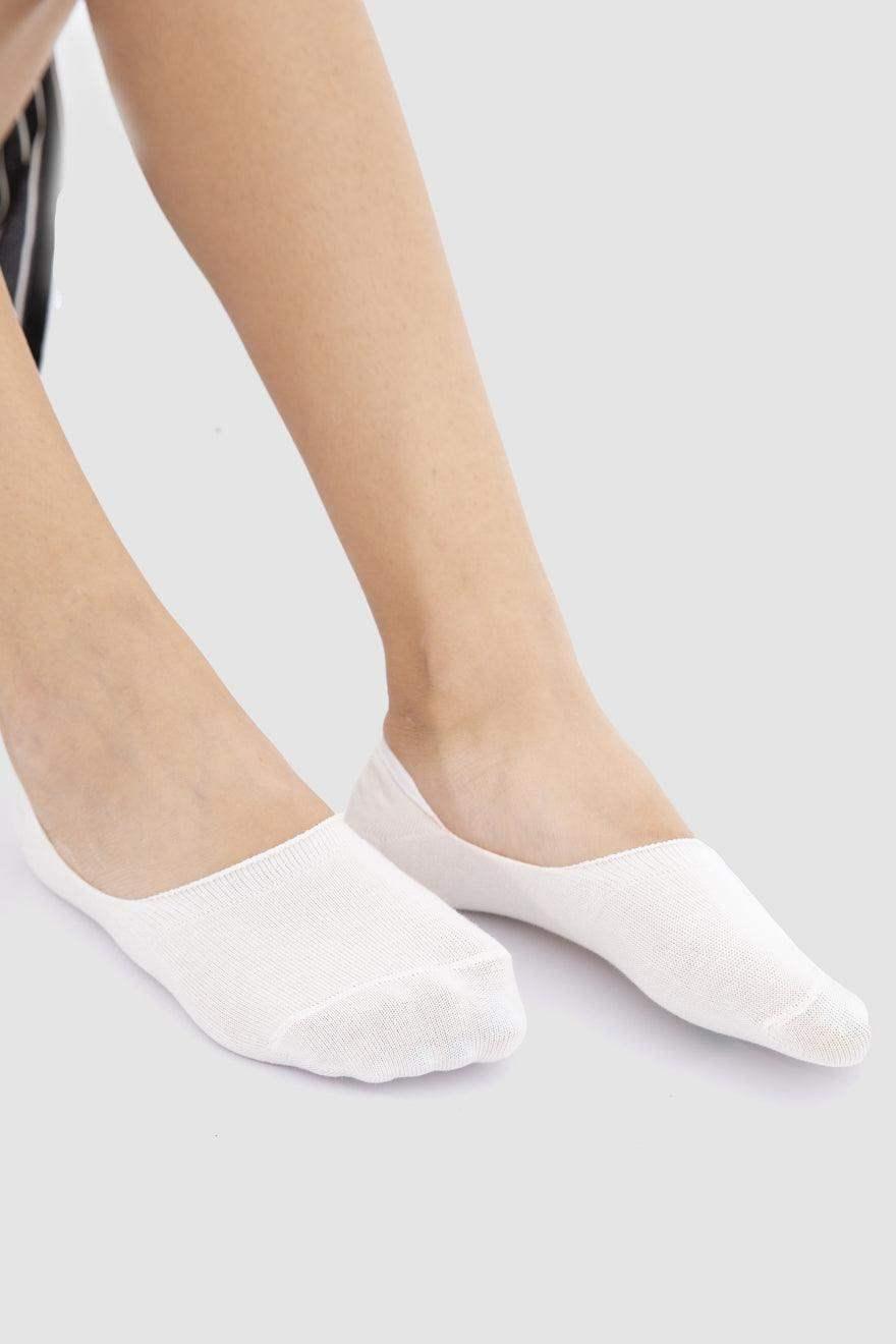 Cotton Invisible Socks - 3 Pairs - Carina - كارينا