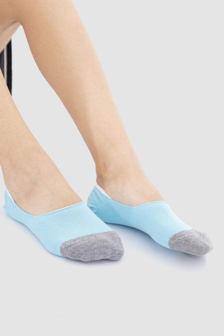 Cotton Invisible Socks - 3 Pairs - Carina - كارينا