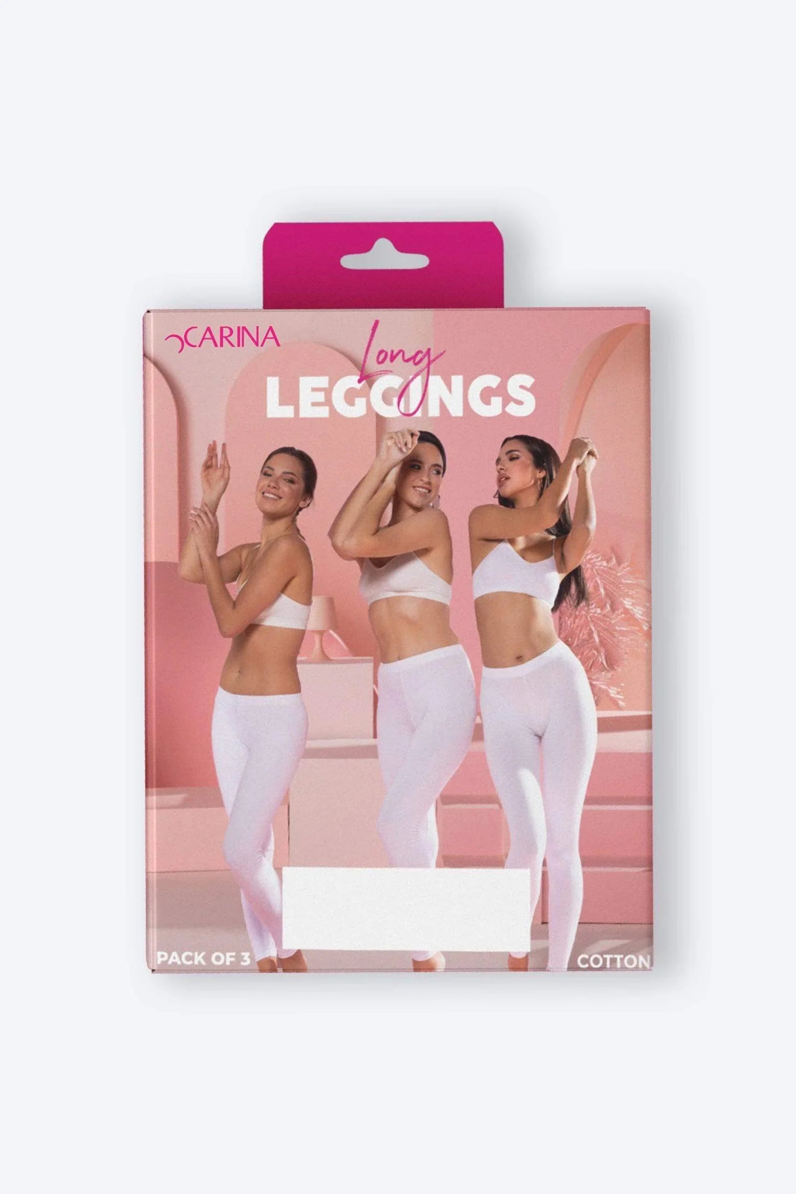 Cotton Leggings (Pack of 3) - Carina - كارينا