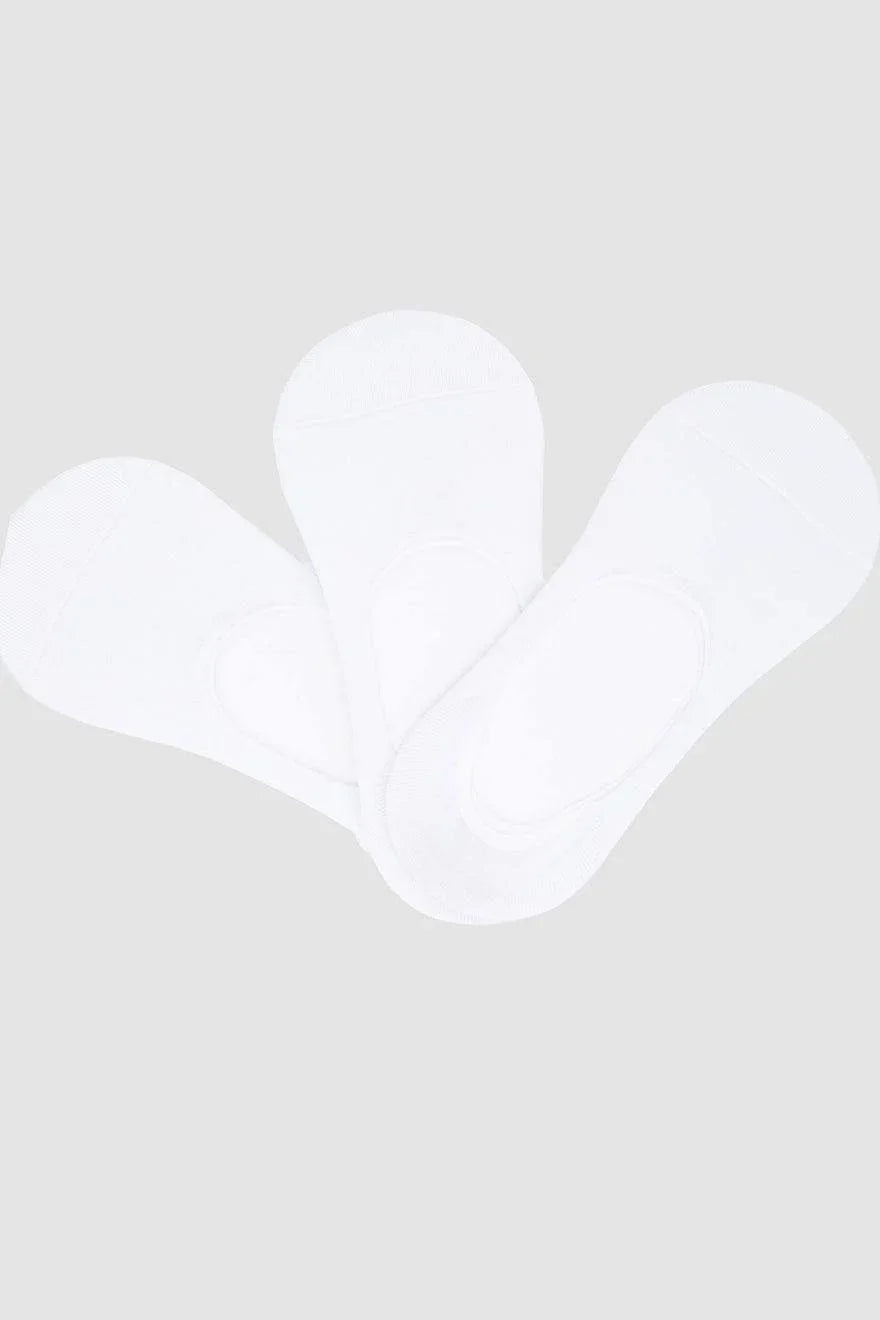 Cotton Solid Socks - 3 Pairs - Carina - كارينا