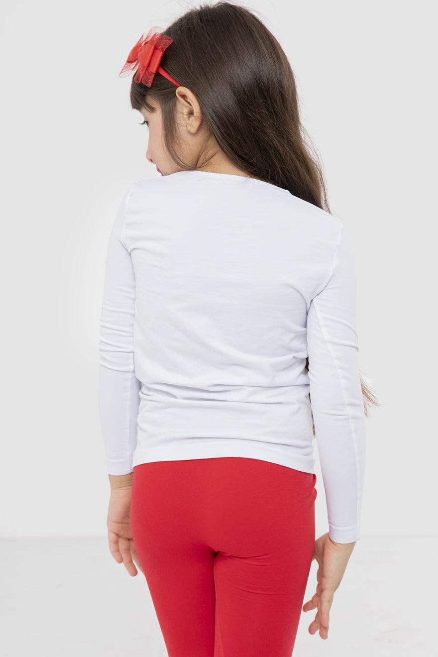 Girls Microfiber Long Sleeves Top Classic Girly-N - Carina - كارينا