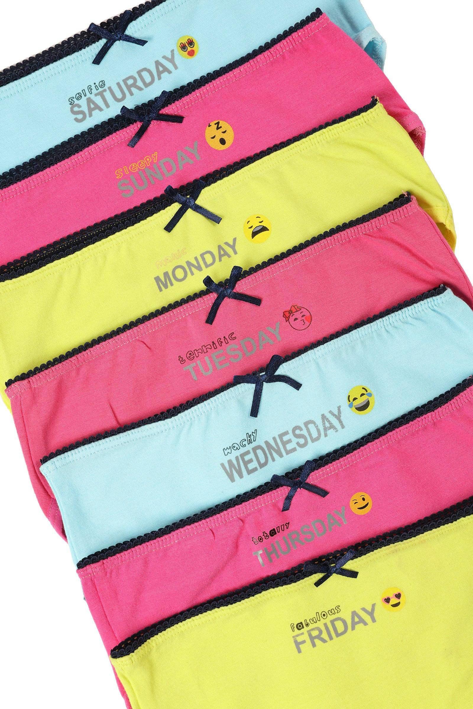 Girly Cotton Briefs (Pack of 7) - Carina - كارينا