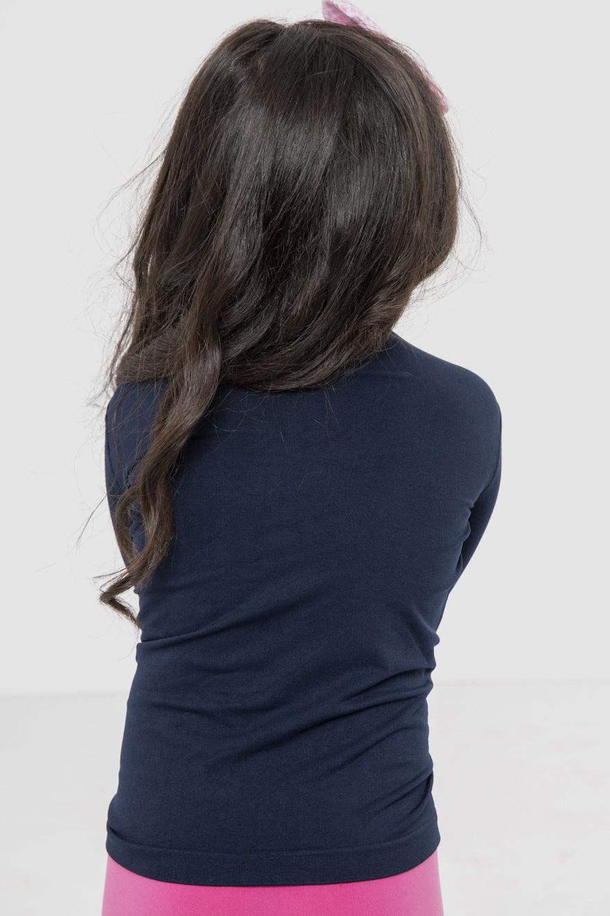 Girly Microfiber High Neck Top - Carina - كارينا